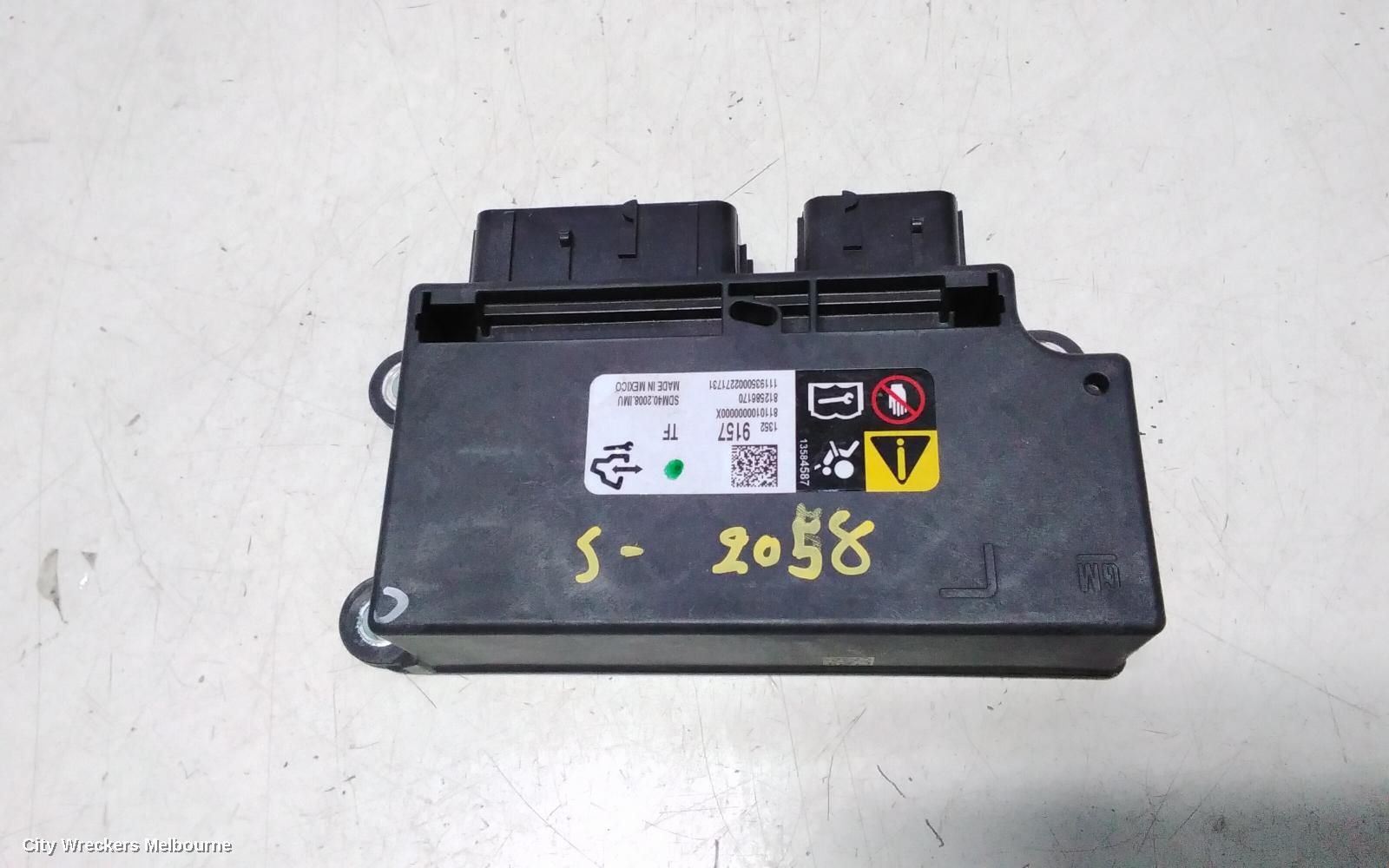 HOLDEN COMMODORE AIRBAG MODULE/SENSOR, MODULE, NON COLLISION AVOIDANCE TYPE, ZB, 10/2017 - 12/2020 - Image 2