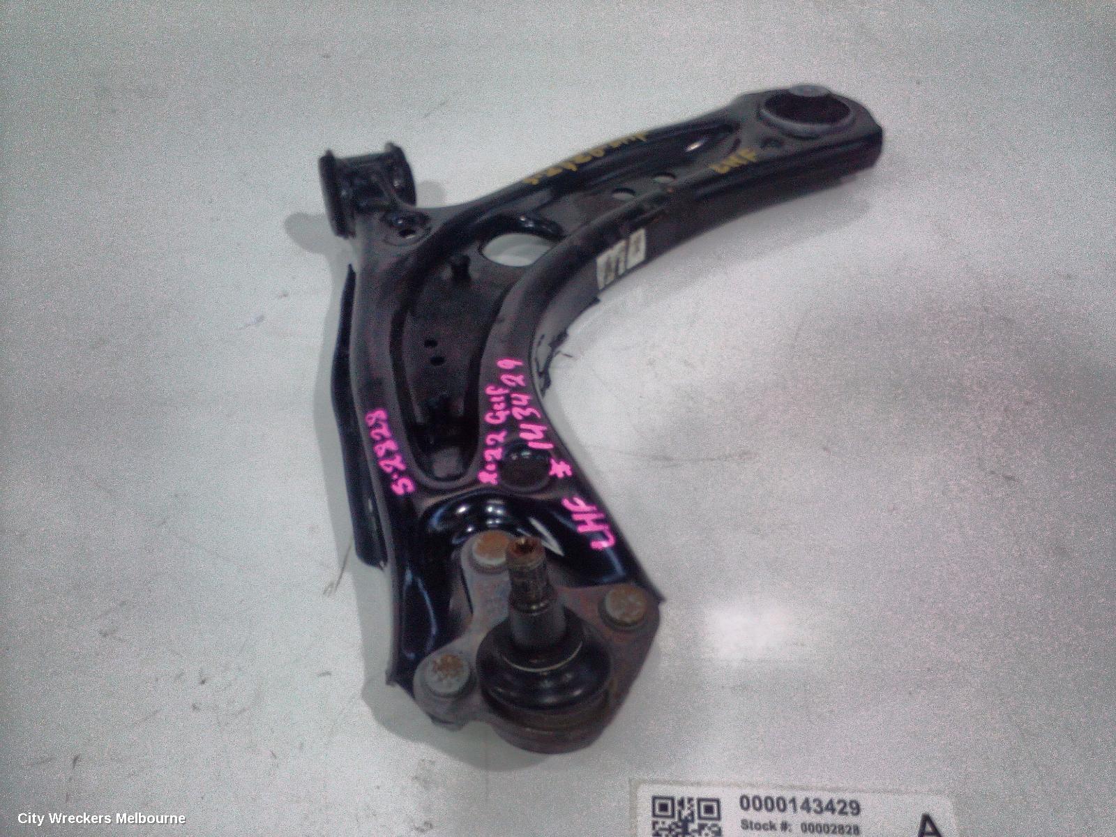 VOLKSWAGEN GOLF LEFT FRONT LOWER CONTROL ARM, GEN 8, 2WD, 09/2020 ONWARDS - Image 1