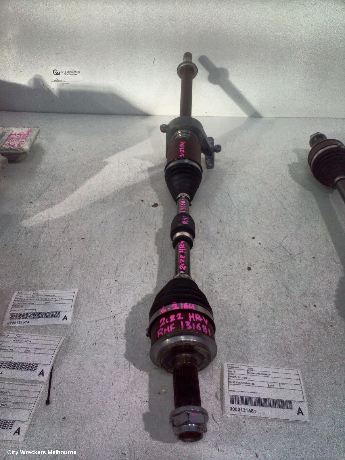 HONDA HRV RIGHT DRIVESHAFT, FRONT, RV, 12/2021 ONWARDS - Image 2