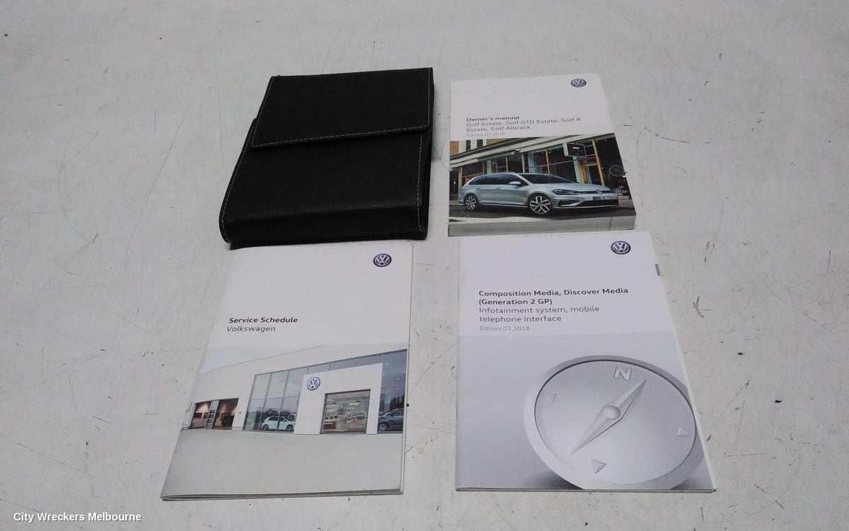 VOLKSWAGEN GOLF OWNERS HANDBOOK, GEN 7, PETROL, 11/2012 - 08/2020 - Image 1