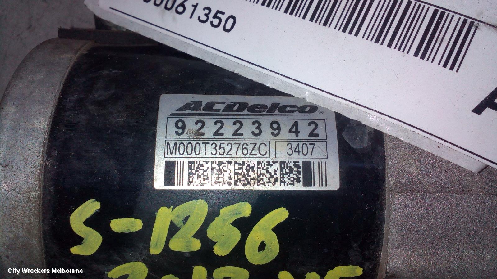HOLDEN COMMODORE STARTER, 3.0, LFW, VF, 05/2013 - 12/2017 - Image 1