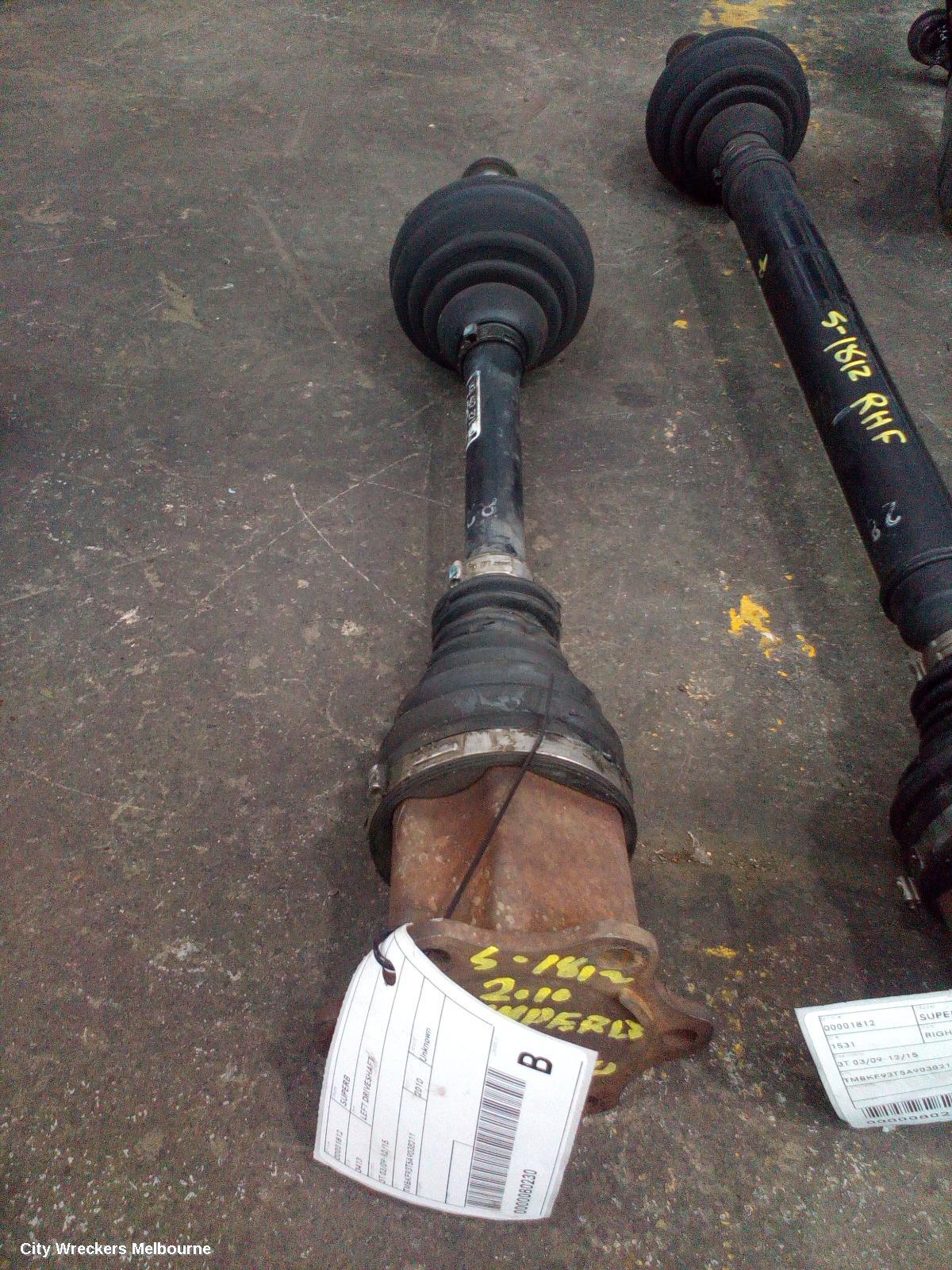 SKODA SUPERB LEFT DRIVESHAFT, FRONT, FWD, 3T, 03/2009 - 12/2015 - Image 2
