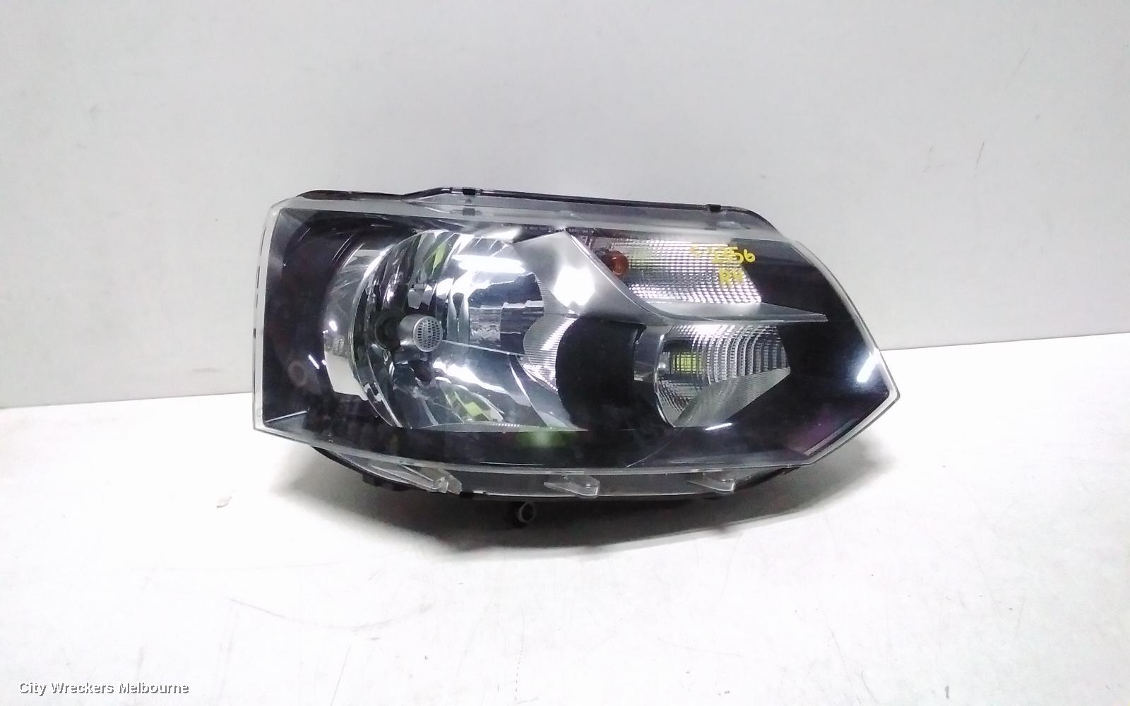VOLKSWAGEN TRANSPORTER RIGHT HEADLAMP, T5, TRANSPORTER, 10/2010 - 06/2015 - Image 1