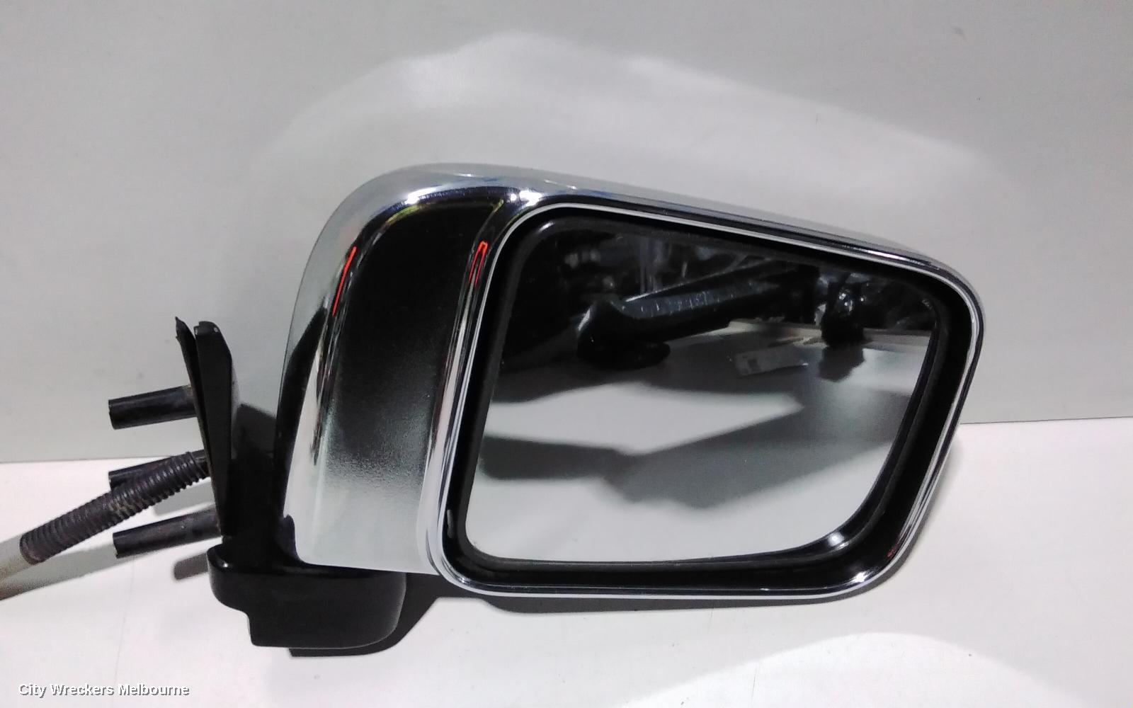 NISSAN NAVARA RIGHT DOOR MIRROR, D22, POWER, CHROME, 04/1997 - 08/2015 - Image 2