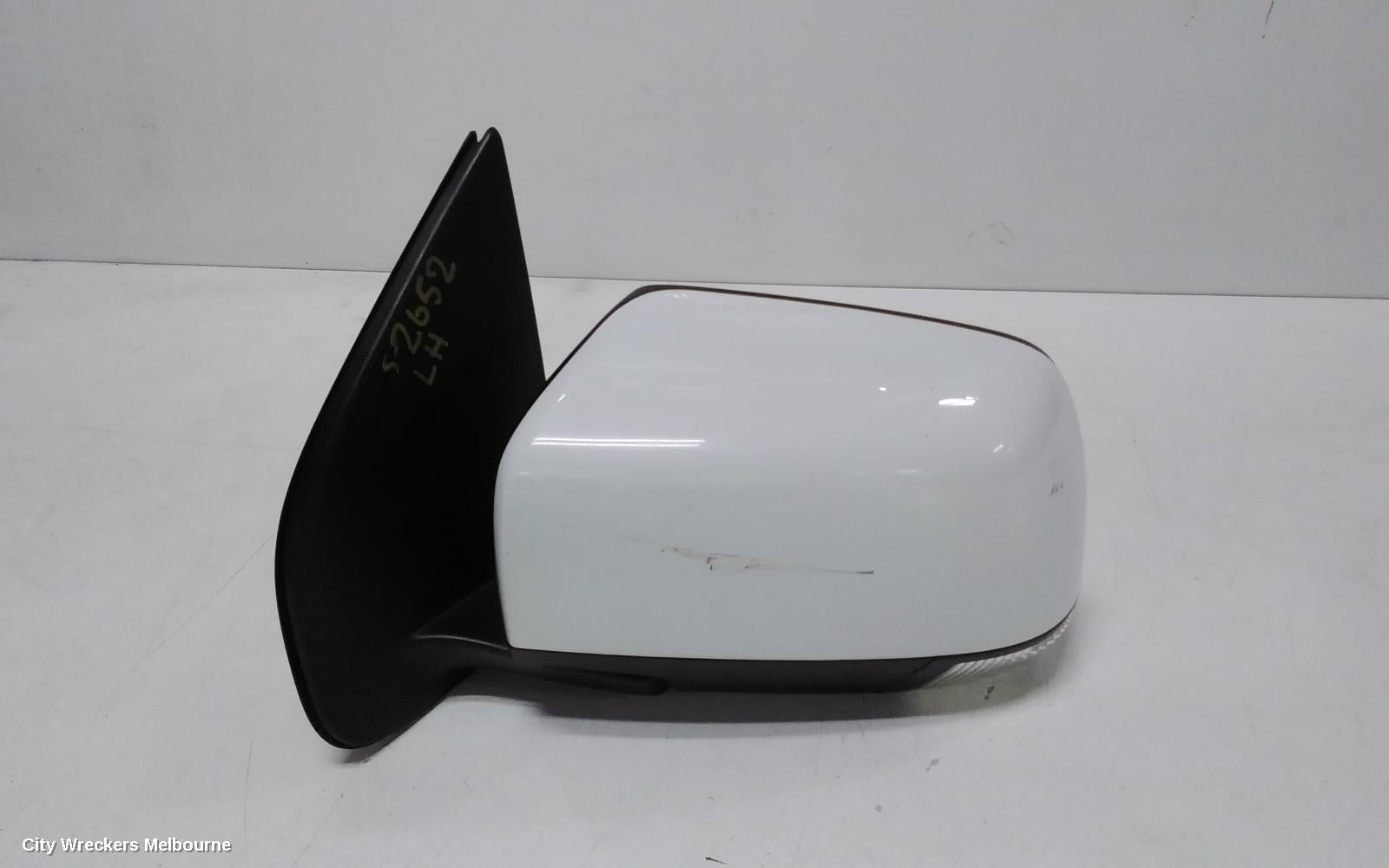 HOLDEN COLORADO LEFT DOOR MIRROR, RG/RG 7, MANUAL FOLDING TYPE, COLOUR CODED, 12/2012 - 12/2020 - Image 2