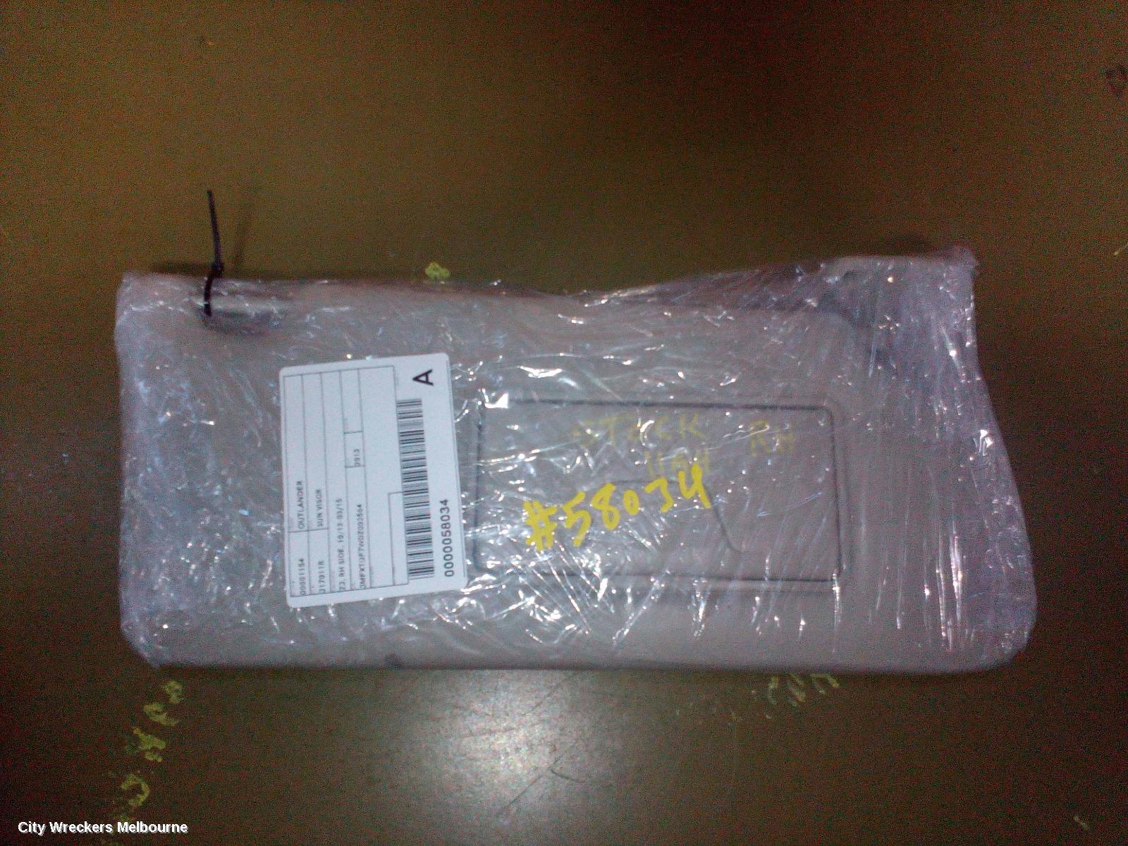MITSUBISHI OUTLANDER SUNVISOR, ZJ, RH SIDE, 10/2012 - 03/2015 - Image 3