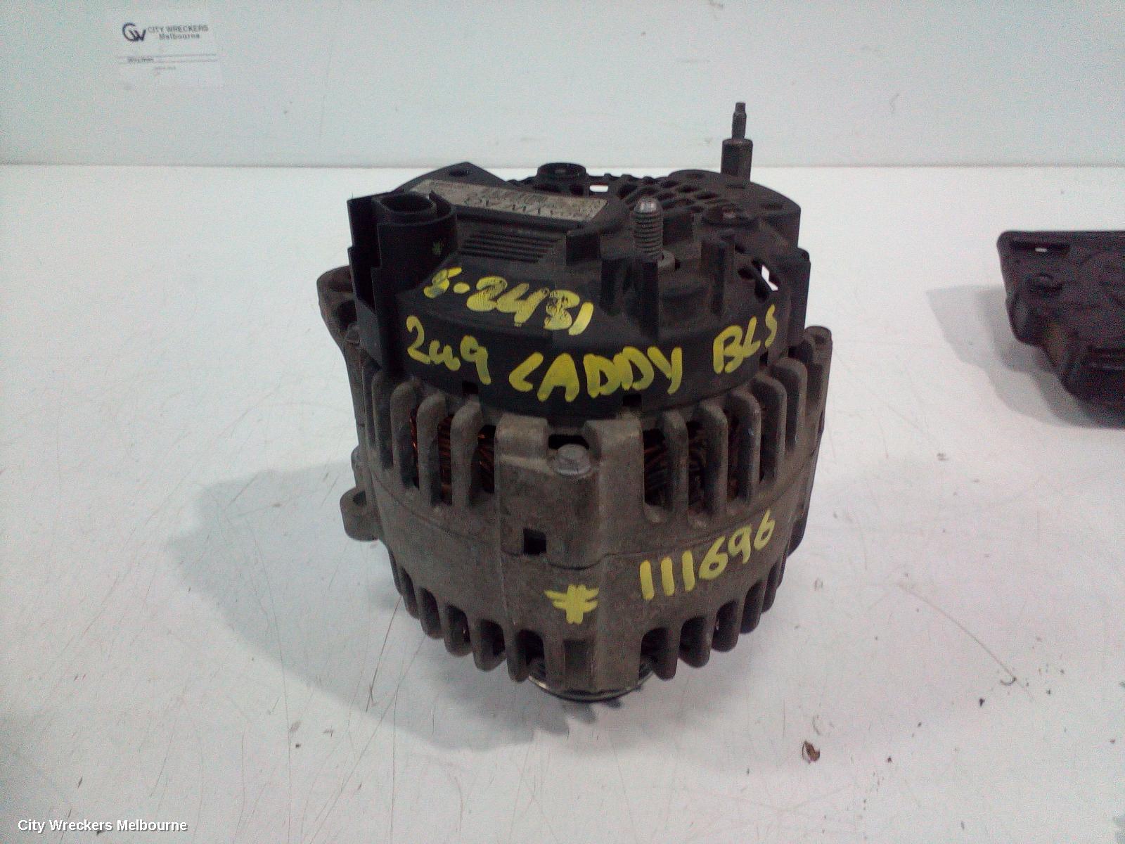VOLKSWAGEN CADDY ALTERNATOR, DIESEL, 1.9, VALEO 140AMP, 2K, 12/2004 - 08/2010 - Image 1