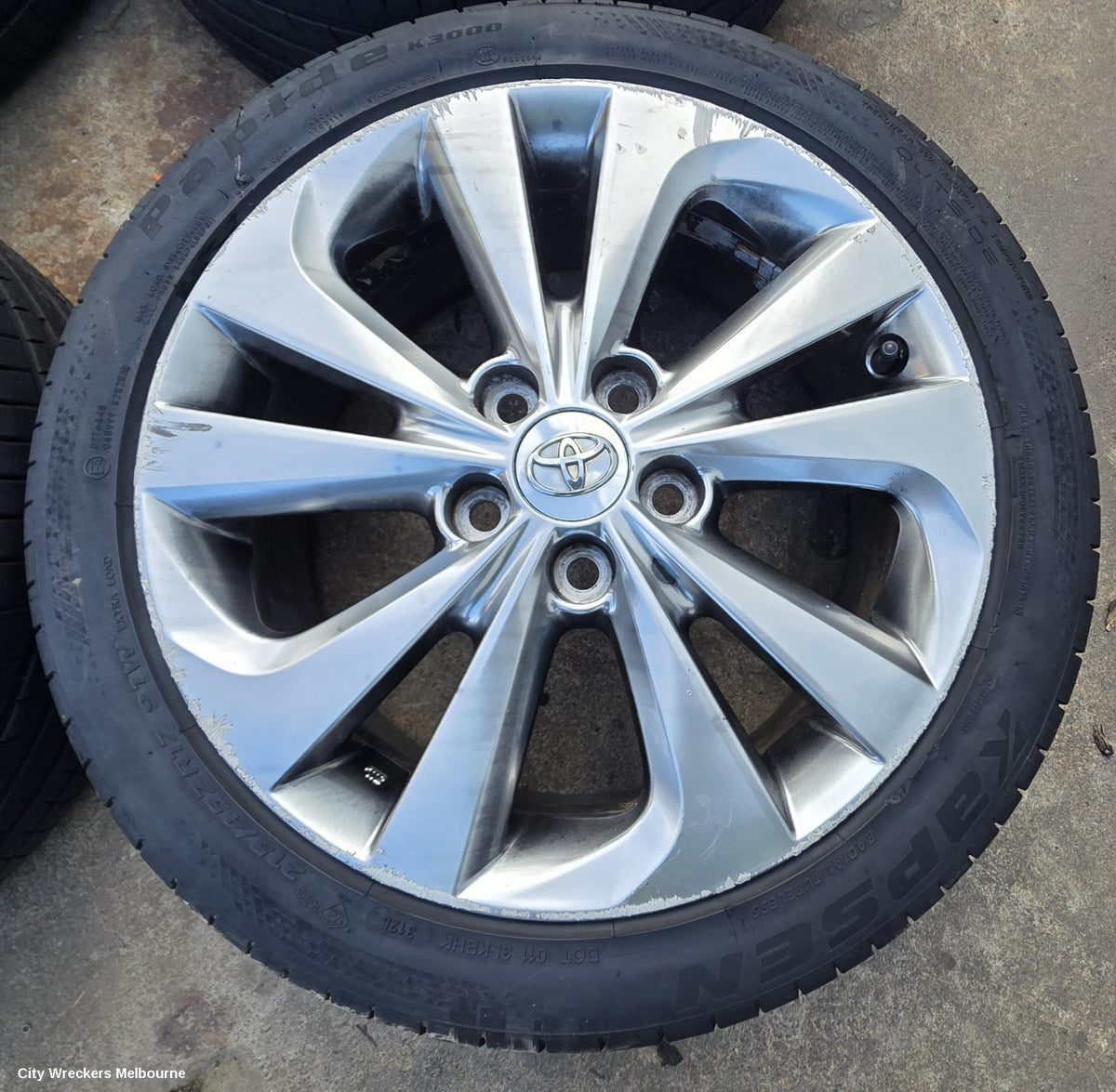 TOYOTA COROLLA WHEEL MAG, FACTORY, 17X7IN, ZRE182R, HATCH, 08/2012 - 03/2015 - Image 3