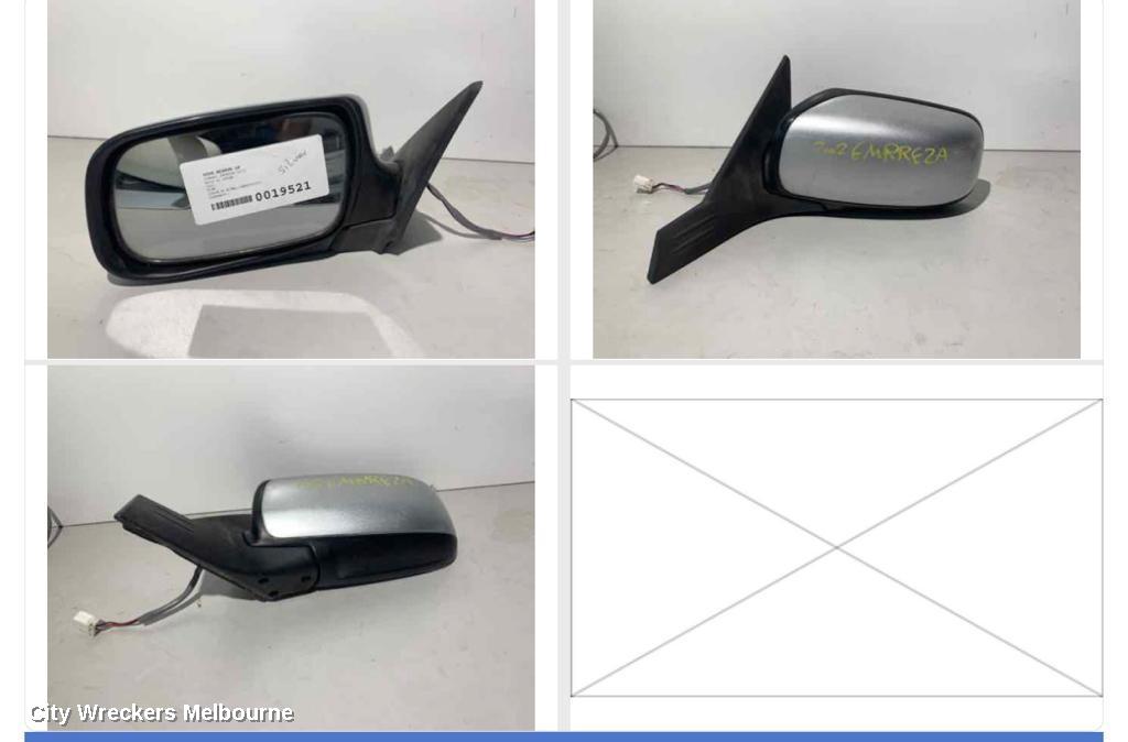 SUBARU IMPREZA LEFT DOOR MIRROR, POWER, 10/2000 - 10/2002 - Image 1