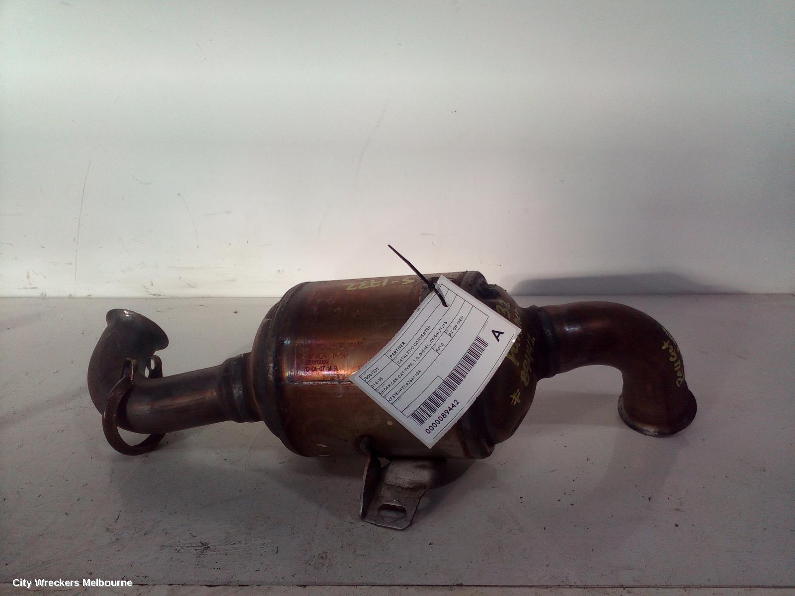 PEUGEOT PARTNER CATALYTIC CONVERTER, UNDER CAR-CAT TYPE, 1.6, DIESEL, 09/2008 - 01/2015 - Image 2