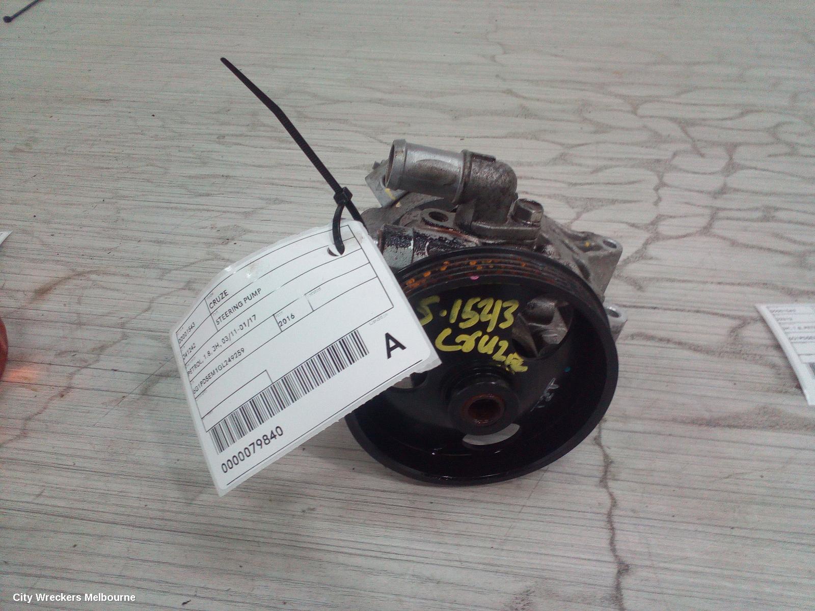 HOLDEN CRUZE STEERING PUMP, PETROL, 1.8, JH, 03/2011 - 01/2017 - Image 1