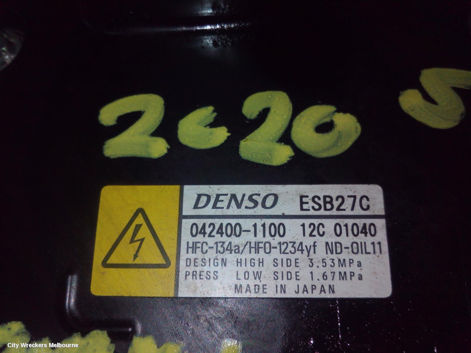 TOYOTA CAMRY A/C COMPRESSOR, XV70, 2.5, A25A-FXS, PETROL, HEV, 09/2017 ONWARDS - Image 1