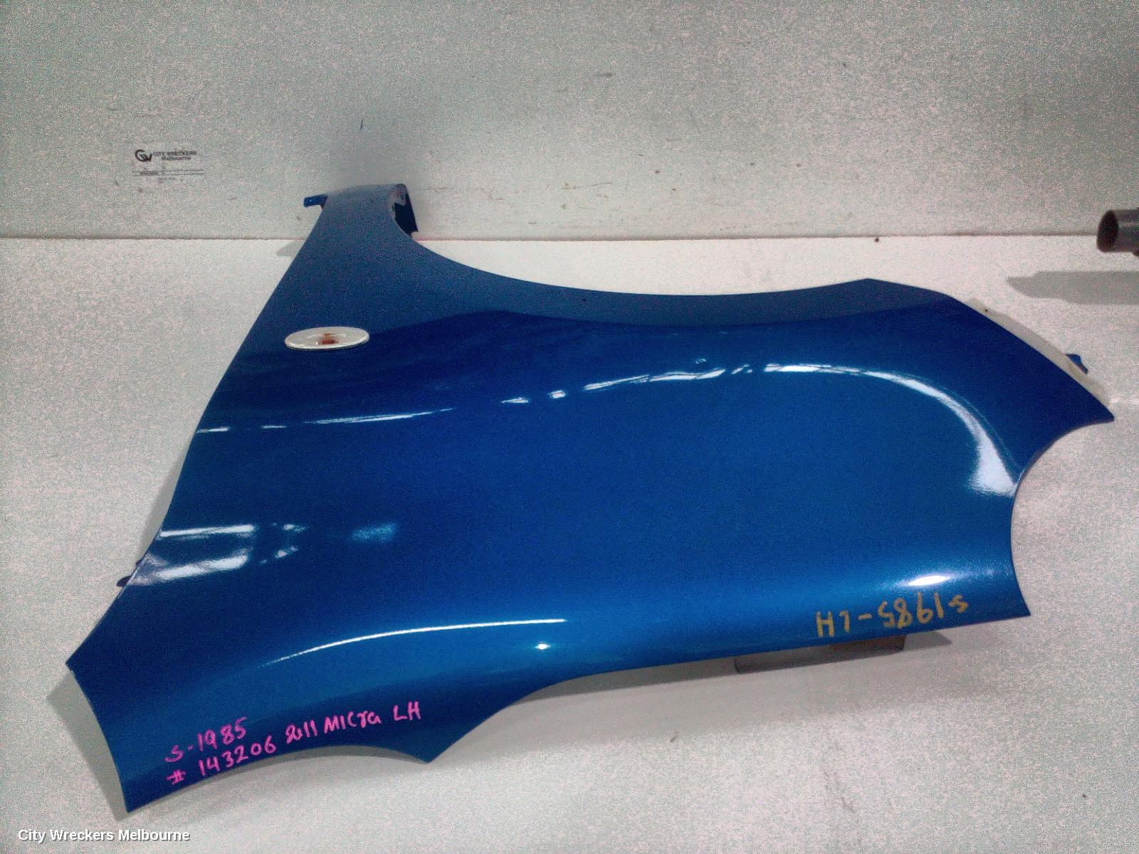 NISSAN MICRA LEFT GUARD, K13, 11/2010 - 11/2012 - Image 1
