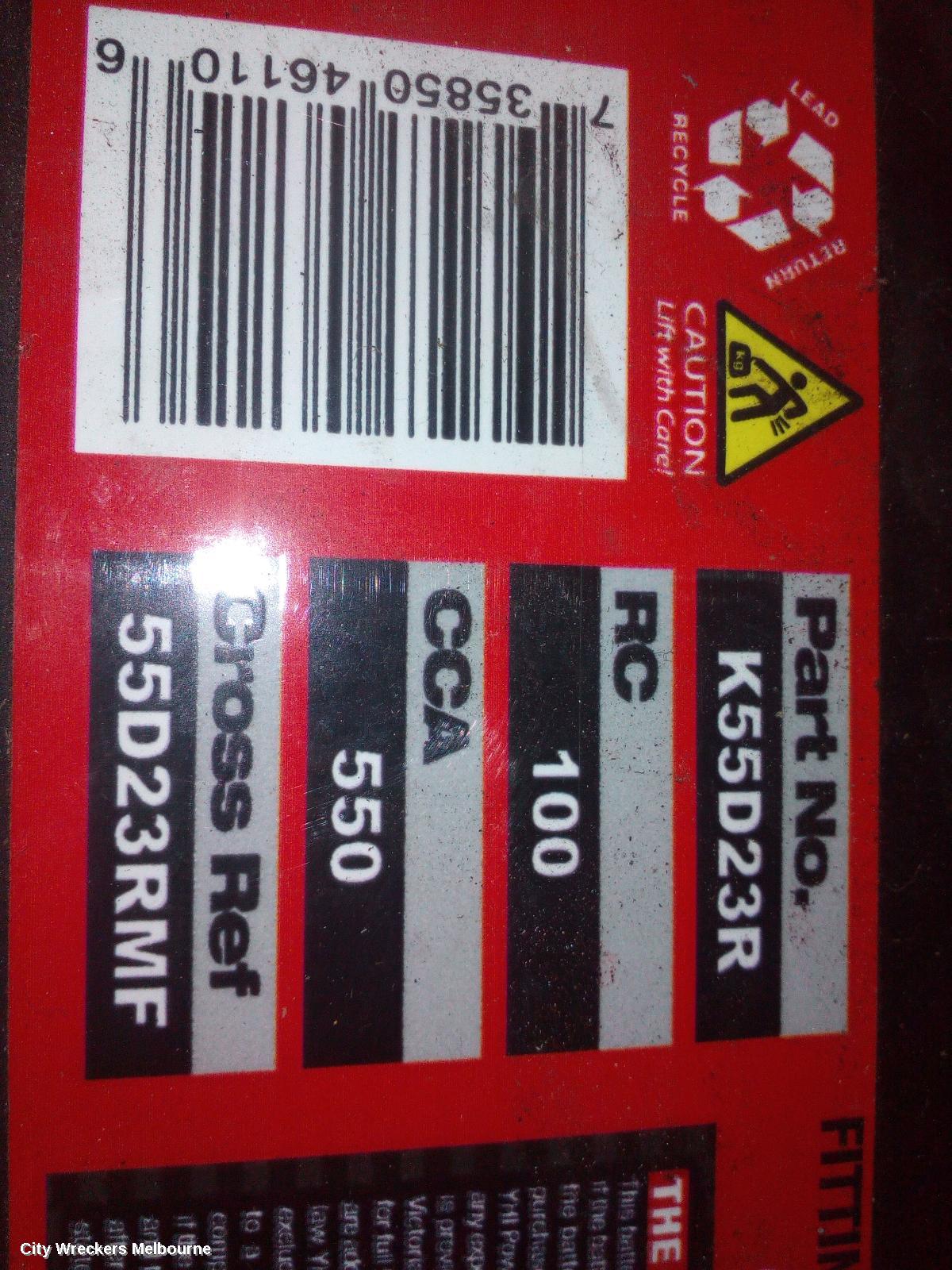 TOYOTA CAMRY BATTERY, 12V VOLT BATTERY (LOCATED IN RIGHT REAR QUARTER), ASV50/AVV50, 11/2011 - 10/2017 - Image 3