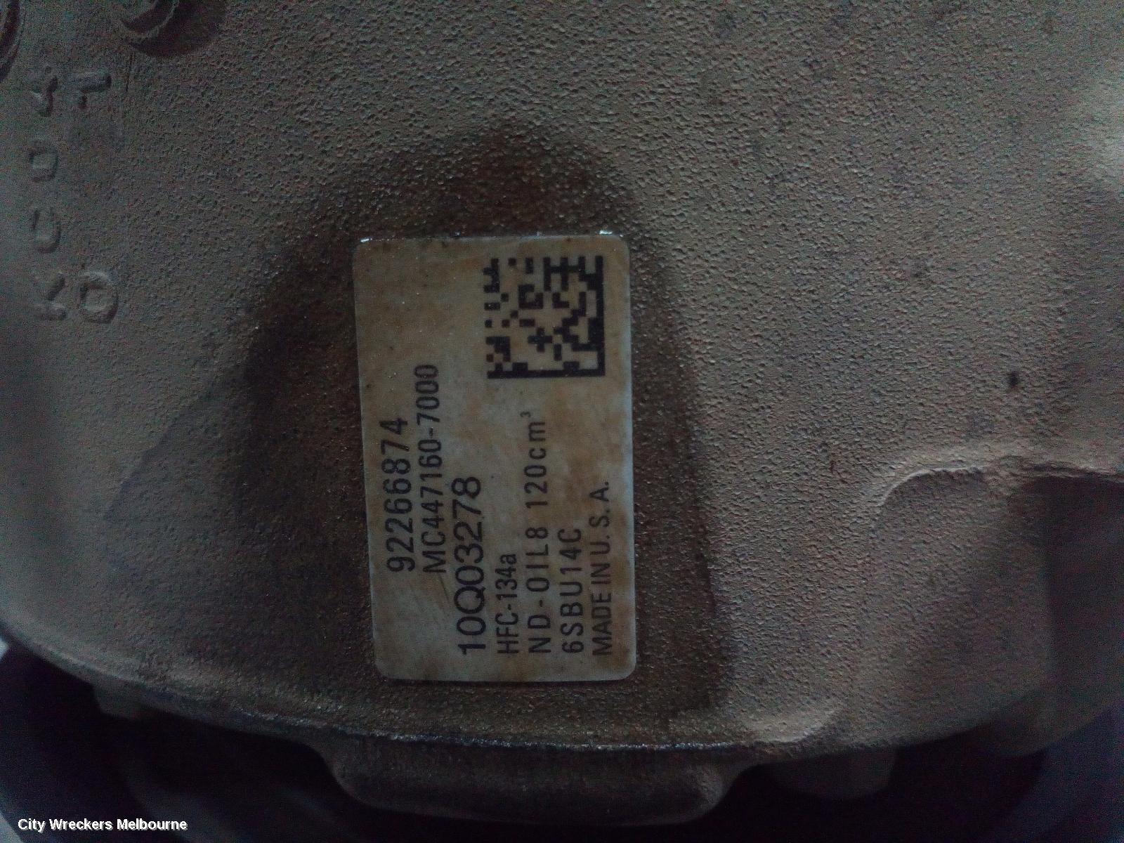 HOLDEN COMMODORE A/C COMPRESSOR, VF, 3.6, 05/2013 - 12/2017 - Image 2