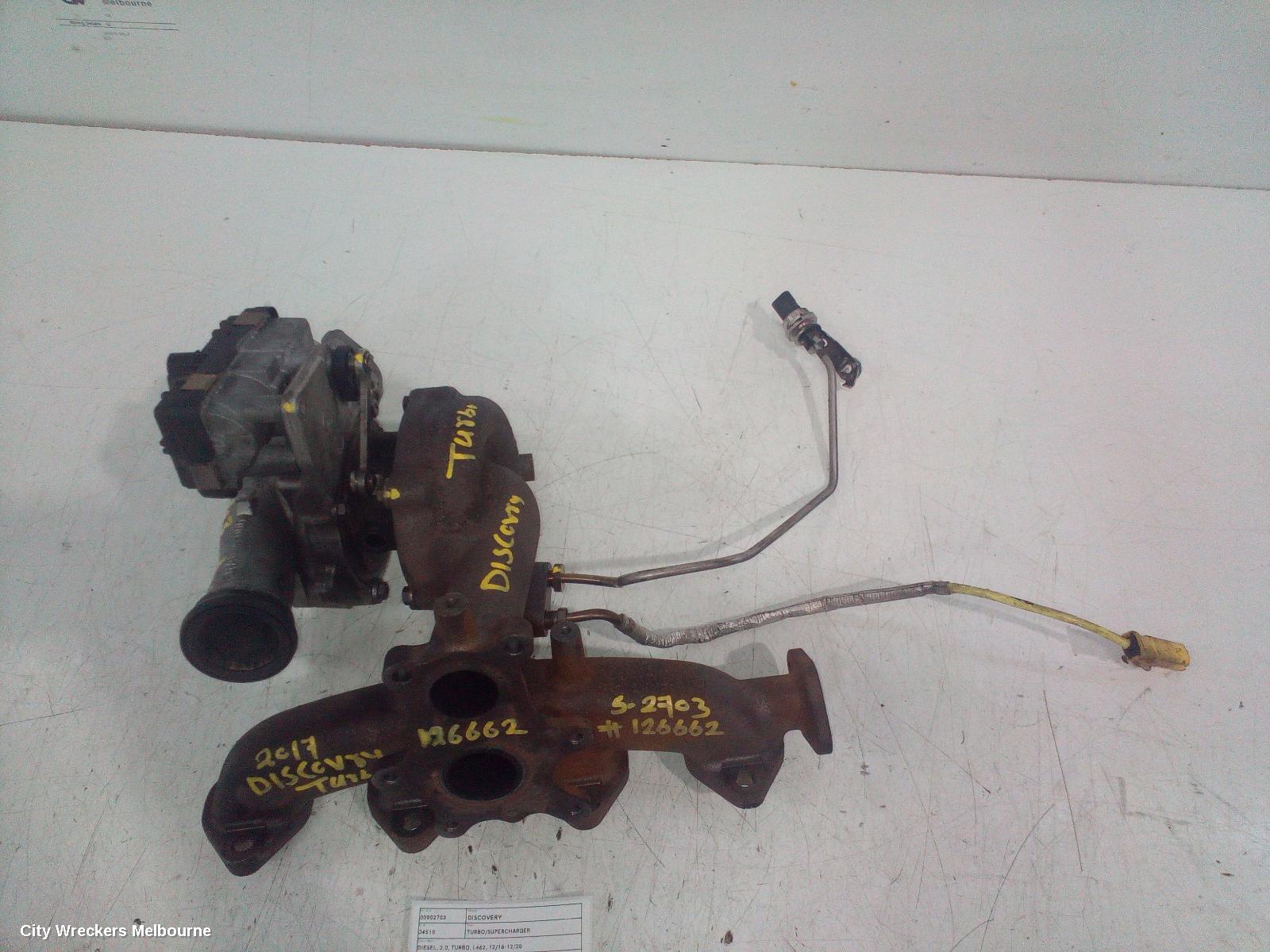 LAND ROVER DISCOVERY TURBO SUPERCHARGER, DIESEL, 2.0, TURBO, L462, 12/2016 - 12/2020 - Image 2