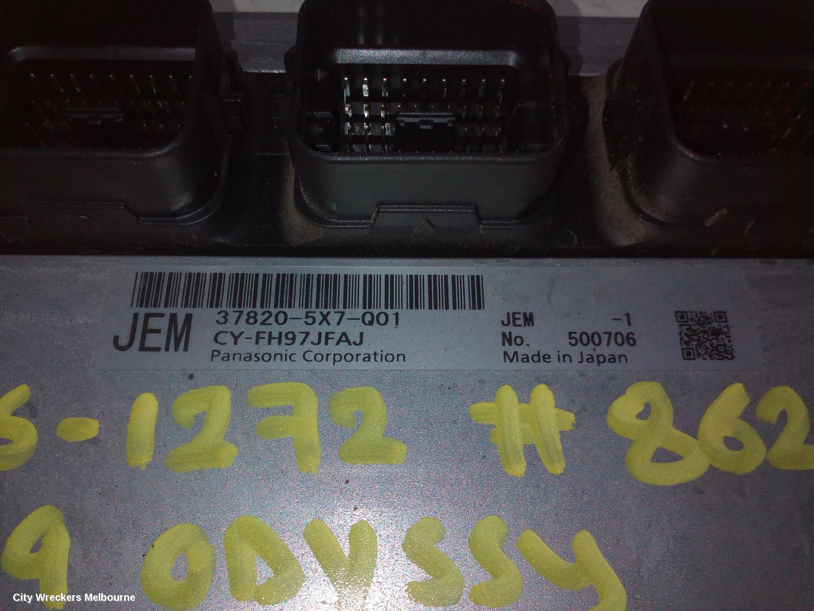 HONDA ODYSSEY ECU, ENGINE ECU, 2.4, PETROL, ECU ONLY, RC1, 02/2014 ONWARDS - Image 1