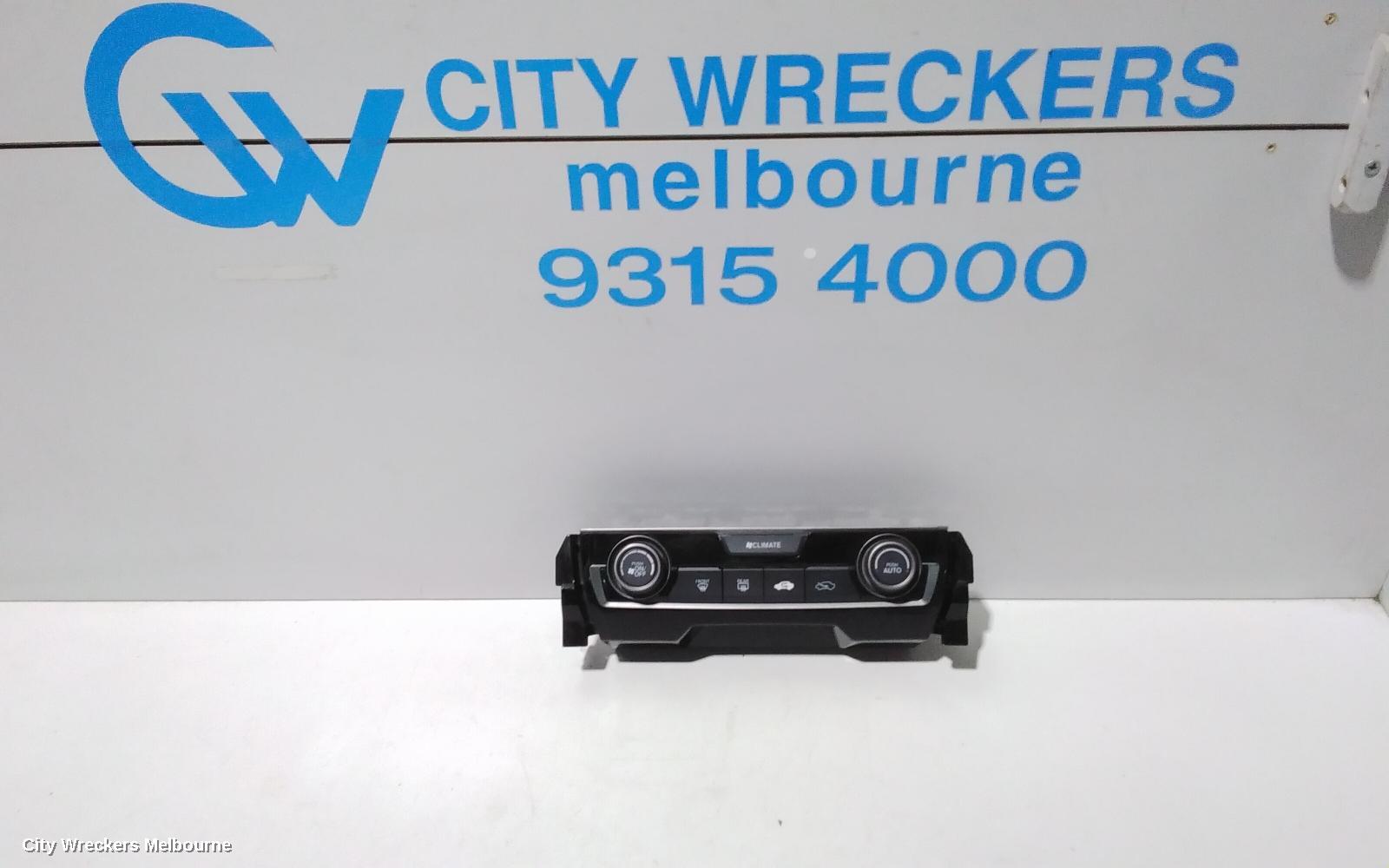 HONDA CIVIC HEATER/AC CONTROLS, 10TH GEN, DUAL ZONE CLIMATE CONTROL TYPE, 05/2016 - 08/2021 - Image 1