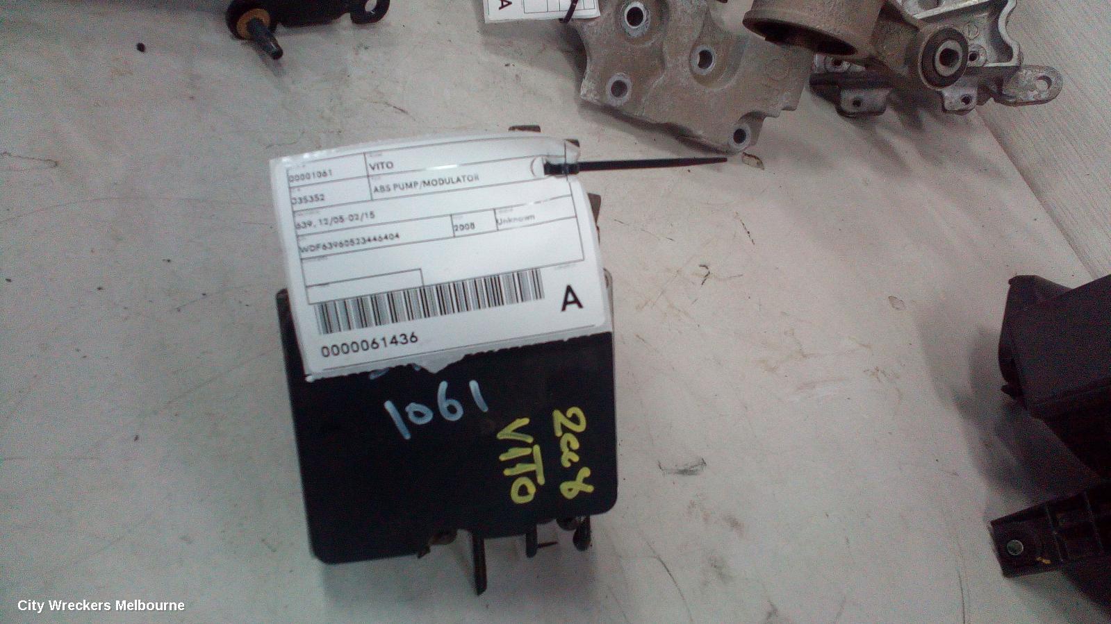 MERCEDES VITO ABS PUMP/MODULATOR, 639, 12/2005 - 02/2015 - Image 3