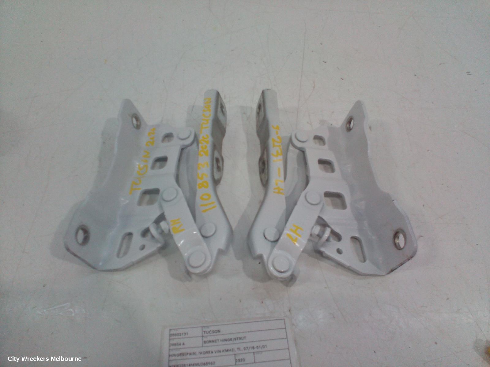 HYUNDAI TUCSON BONNET HINGE/STRUT, HINGES (PAIR), (KOREA VIN KMHJ), TL, 07/2015 - 01/2021 - Image 1