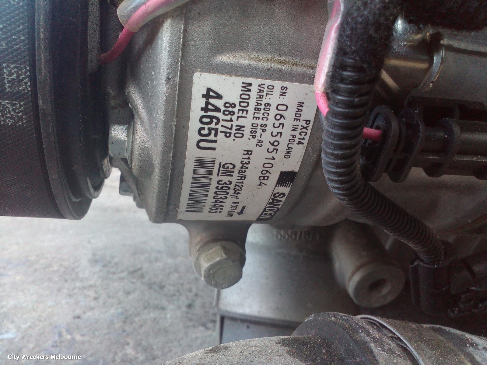 HOLDEN ASTRA A/C COMPRESSOR, BK, 1.6, PETROL, 09/2016 ONWARDS - Image 2