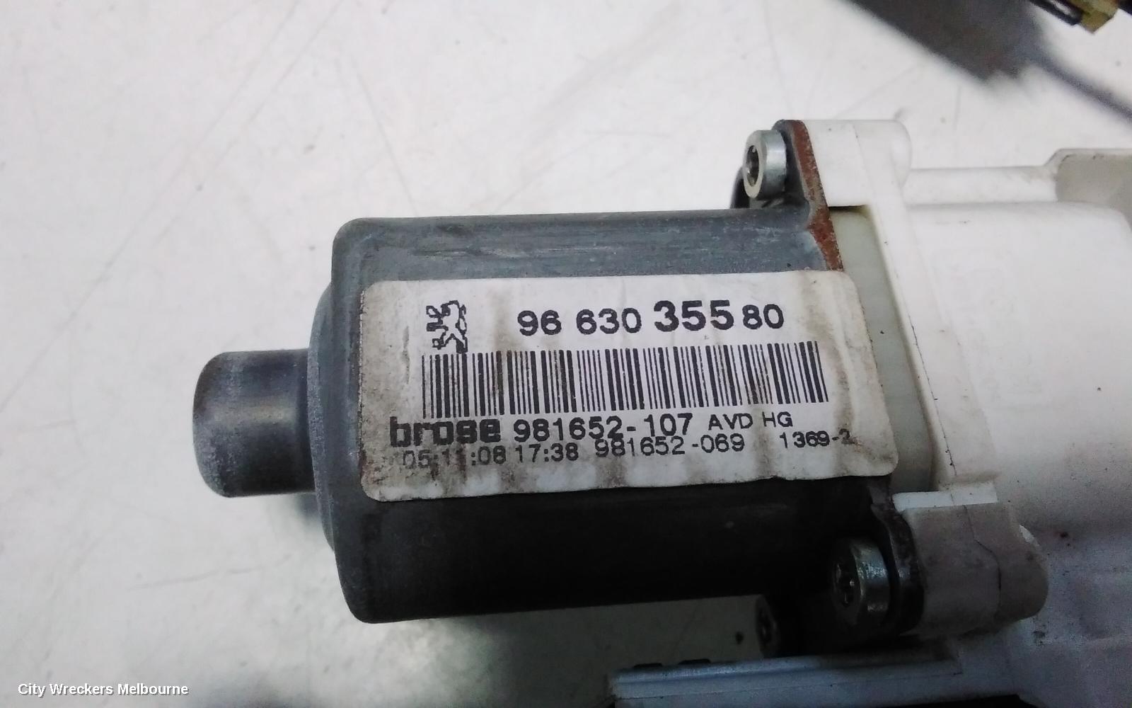 PEUGEOT 407 RIGHT FRONT WINDOW REG/MOTOR, POWER, COUPE, 03/2006 - 12/2011 - Image 3