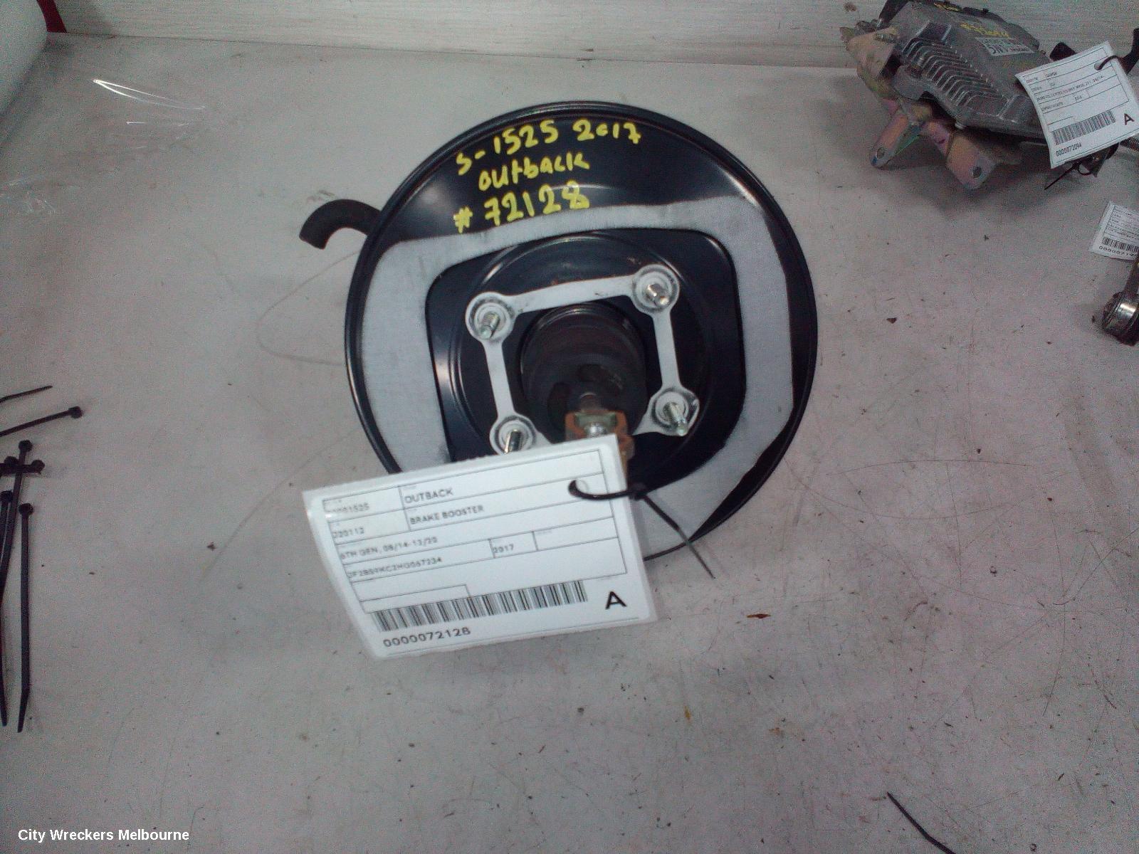 SUBARU OUTBACK BRAKE BOOSTER, 6TH GEN, 08/2014 - 12/2020 - Image 1