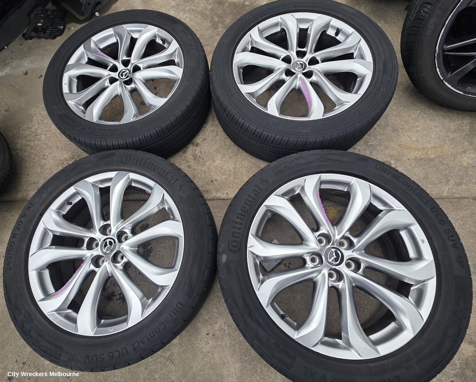MAZDA CX9 WHEEL MAG, FACTORY, 20X7.5IN, TB, 10/2010 - 12/2015 - Image 1