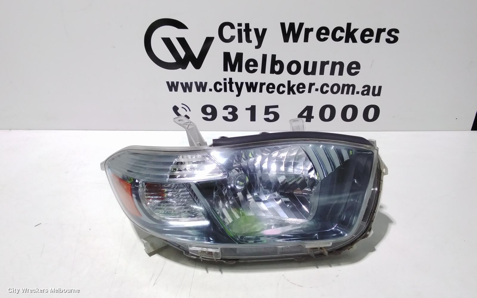 TOYOTA KLUGER RIGHT HEADLAMP, GSU40-GSU45, SMOKED LENS TYPE, 05/2007 - 09/2010 - Image 2