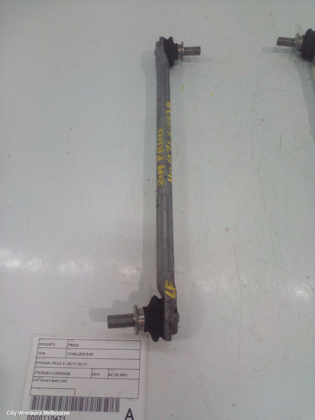 TOYOTA PRIUS STABILISER BAR, ZVW40R, PRIUS V, 05/2012 - 11/2022 - Image 1
