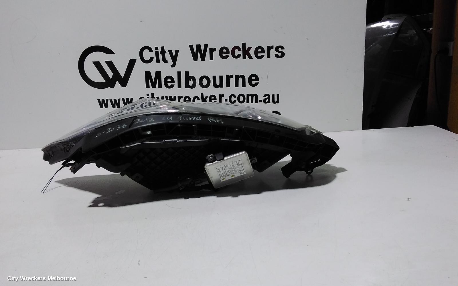 HONDA ACCORD RIGHT HEADLAMP, 8TH GEN, EURO (VIN JHMCU), XENON TYPE, 07/2011 - 12/2015 - Image 3