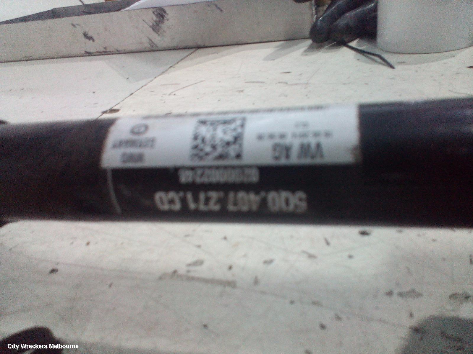VOLKSWAGEN GOLF LEFT DRIVESHAFT, FRONT, AUTO T/M, PETROL, 1.4, GEN 7, 01/2013 - 03/2017 - Image 2