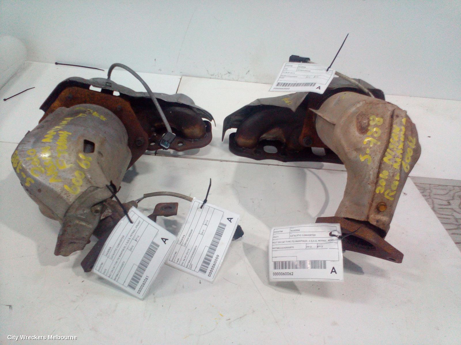 NISSAN MAXIMA CATALYTIC CONVERTER, BOLT ON CAT TYPE (TO MANIFOLD), 2.5/3.5, PETROL, REAR (RH SIDE), J32, 06/2009 - 09/2014 - Image 3