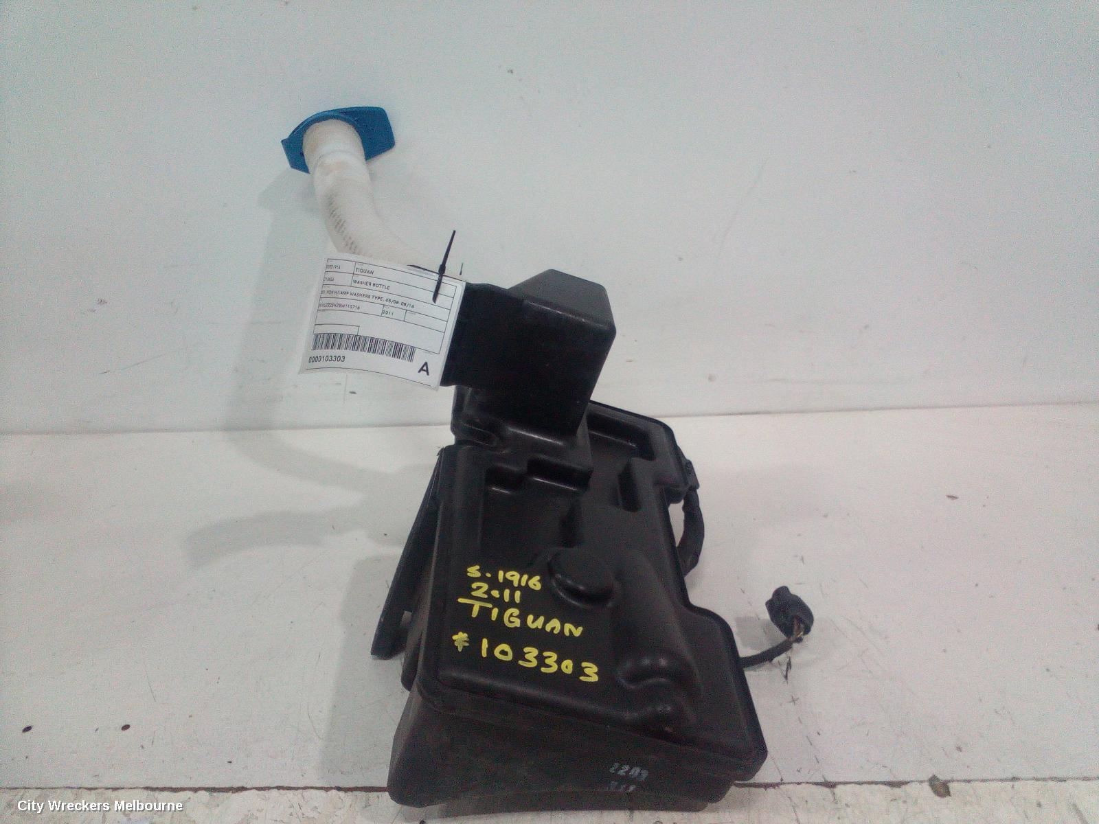 VOLKSWAGEN TIGUAN WASHER BOTTLE, 5N, NON H/LAMP WASHERS TYPE, 05/2008 - 08/2016 - Image 2