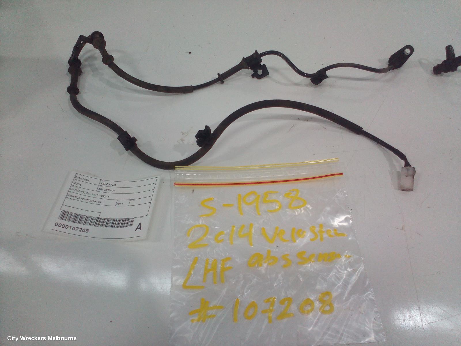 HYUNDAI VELOSTER ABS SENSOR, LH FRONT, FS, 12/2011 - 02/2018 - Image 2