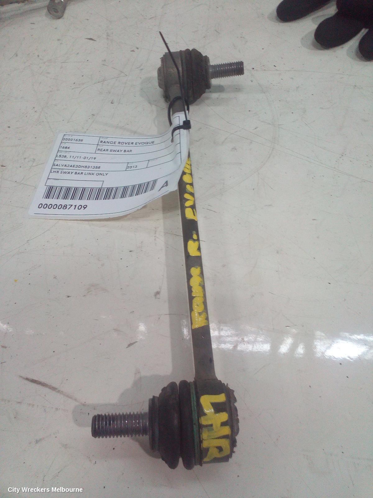 LAND ROVER RANGEROVER EVOQUE REAR SWAY BAR, L538, 11/2011 - 01/2019 - Image 2