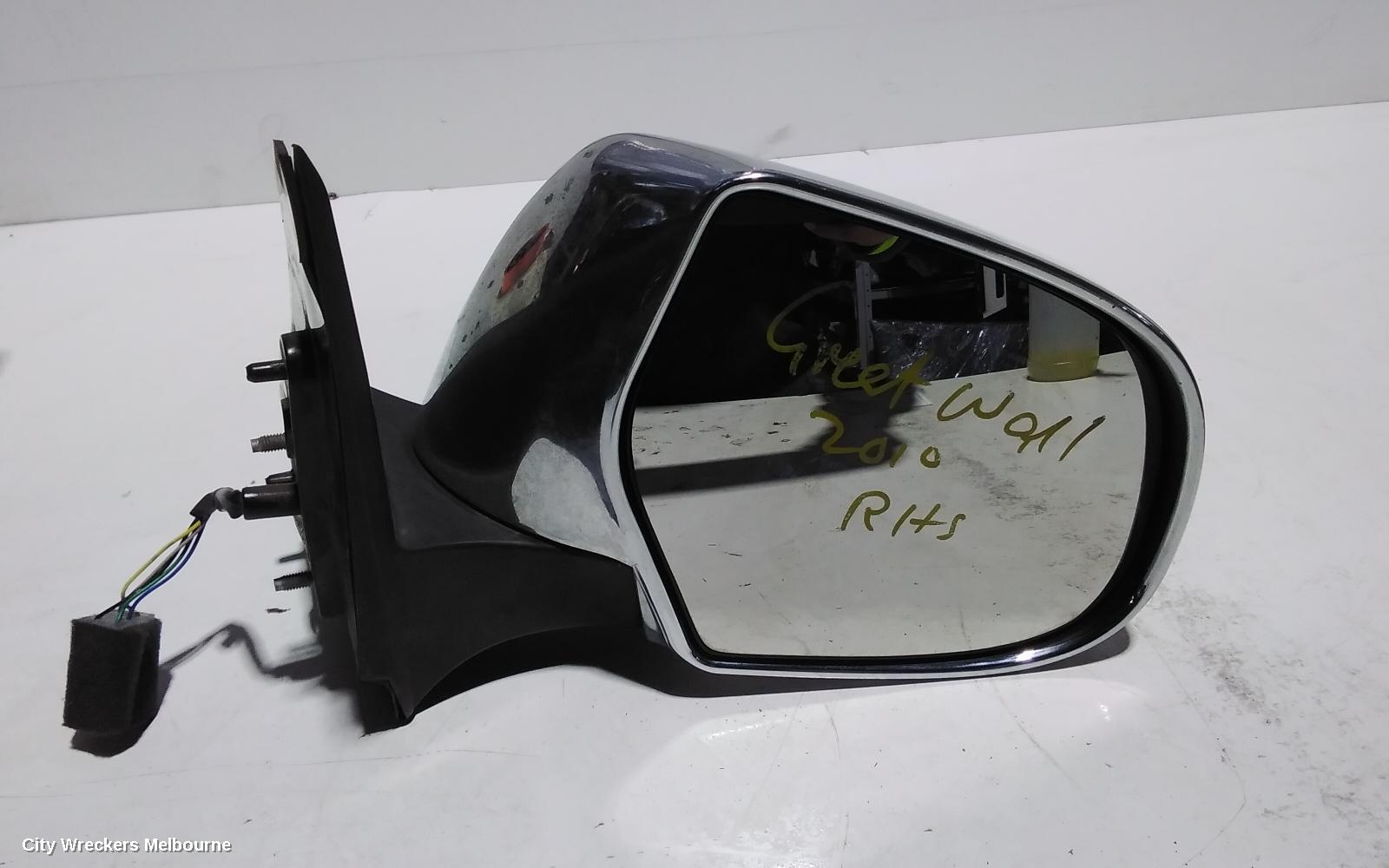 GREAT WALL V200/V240 RIGHT DOOR MIRROR, K2, CHROME, 07/2009 - 01/2015 - Image 1