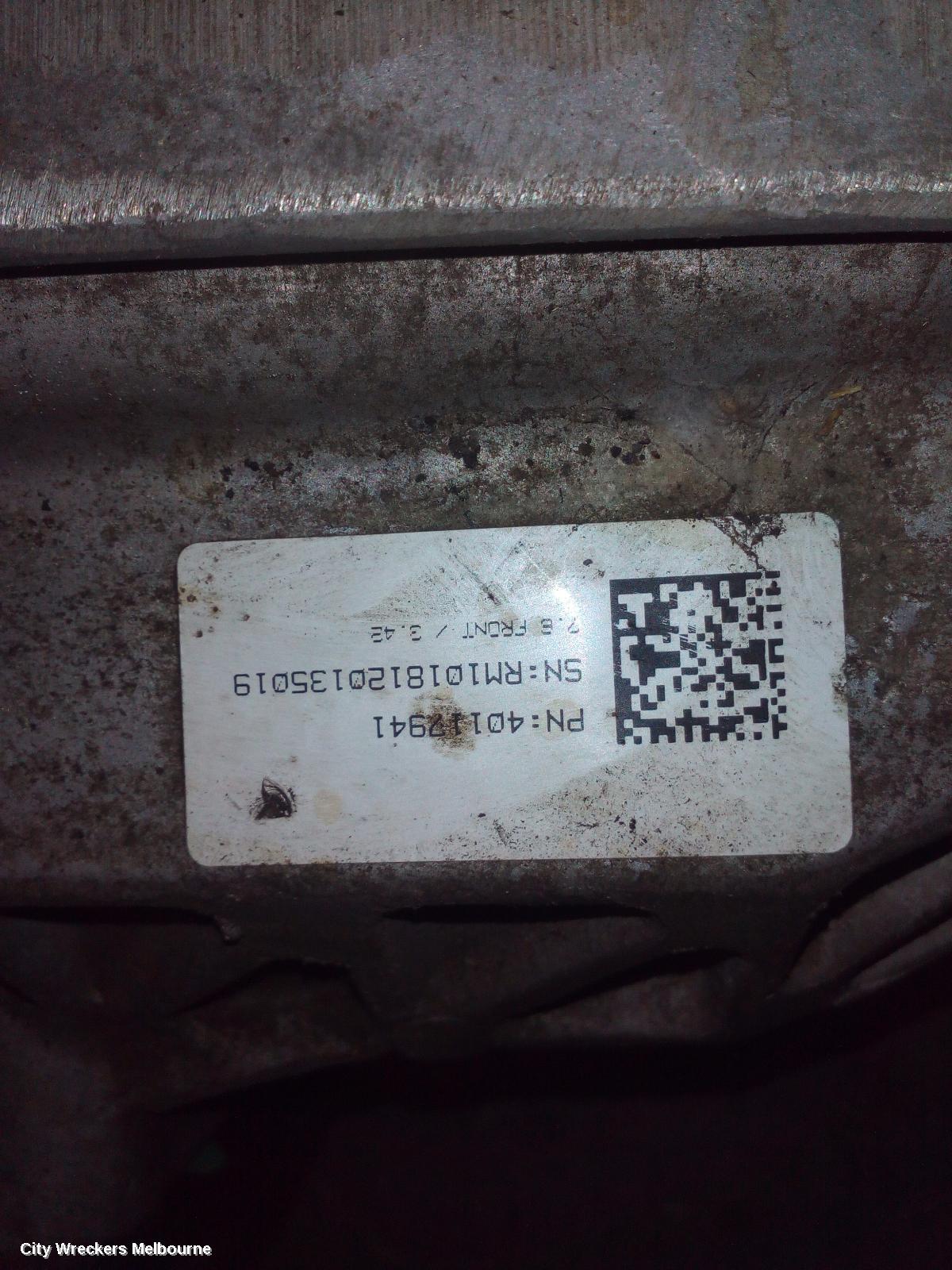 HOLDEN COLORADO DIFFERENTIAL CENTRE, FRONT, 2.8, AUTO T/M, RG/RG 7, 3.42 RATIO, 01/2012 - 12/2020 - Image 2