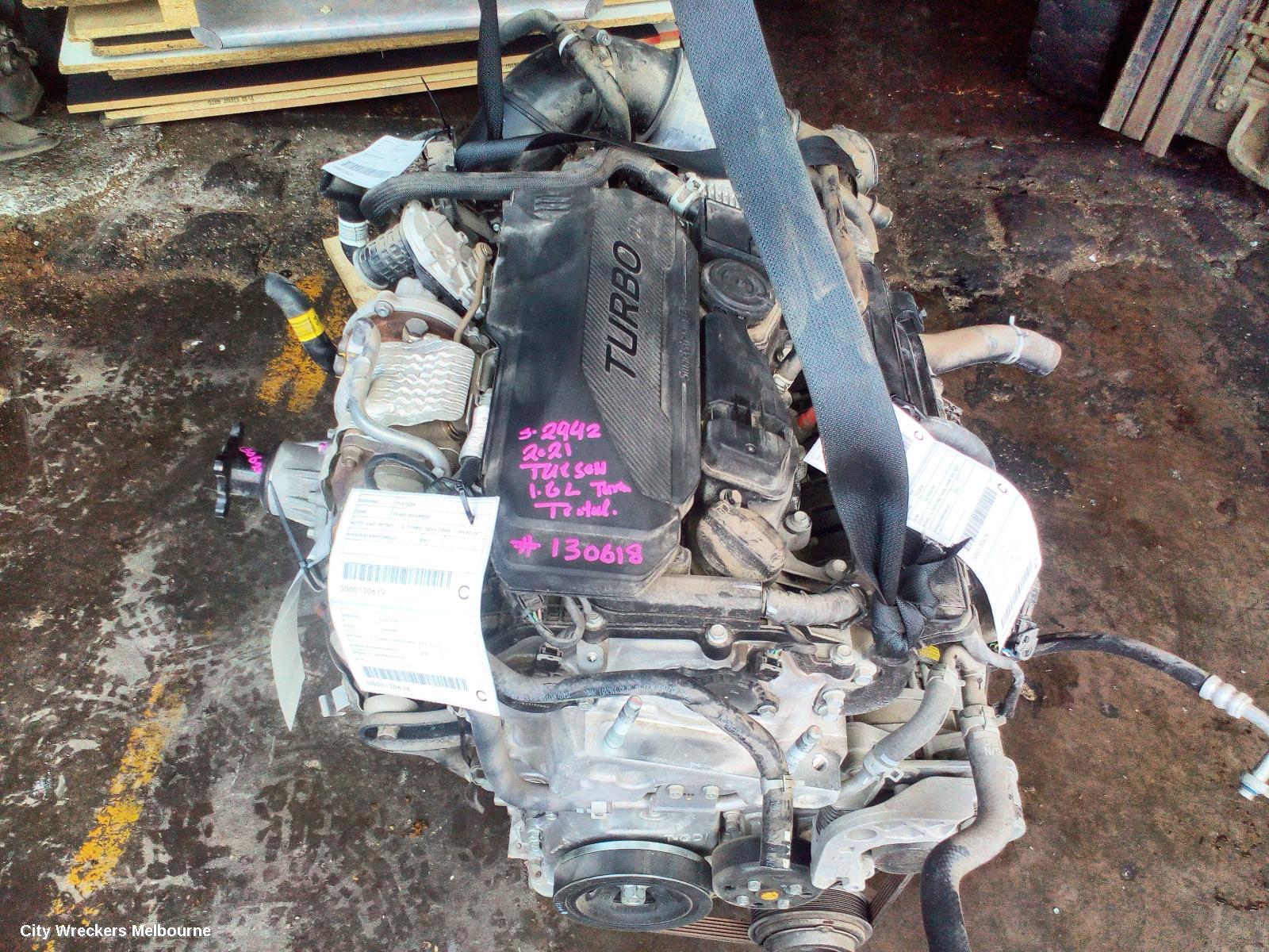 HYUNDAI TUCSON ENGINE, PETROL, 1.6, TURBO, G4FP CODE, NX4, 02/2021 ONWARDS - Image 1