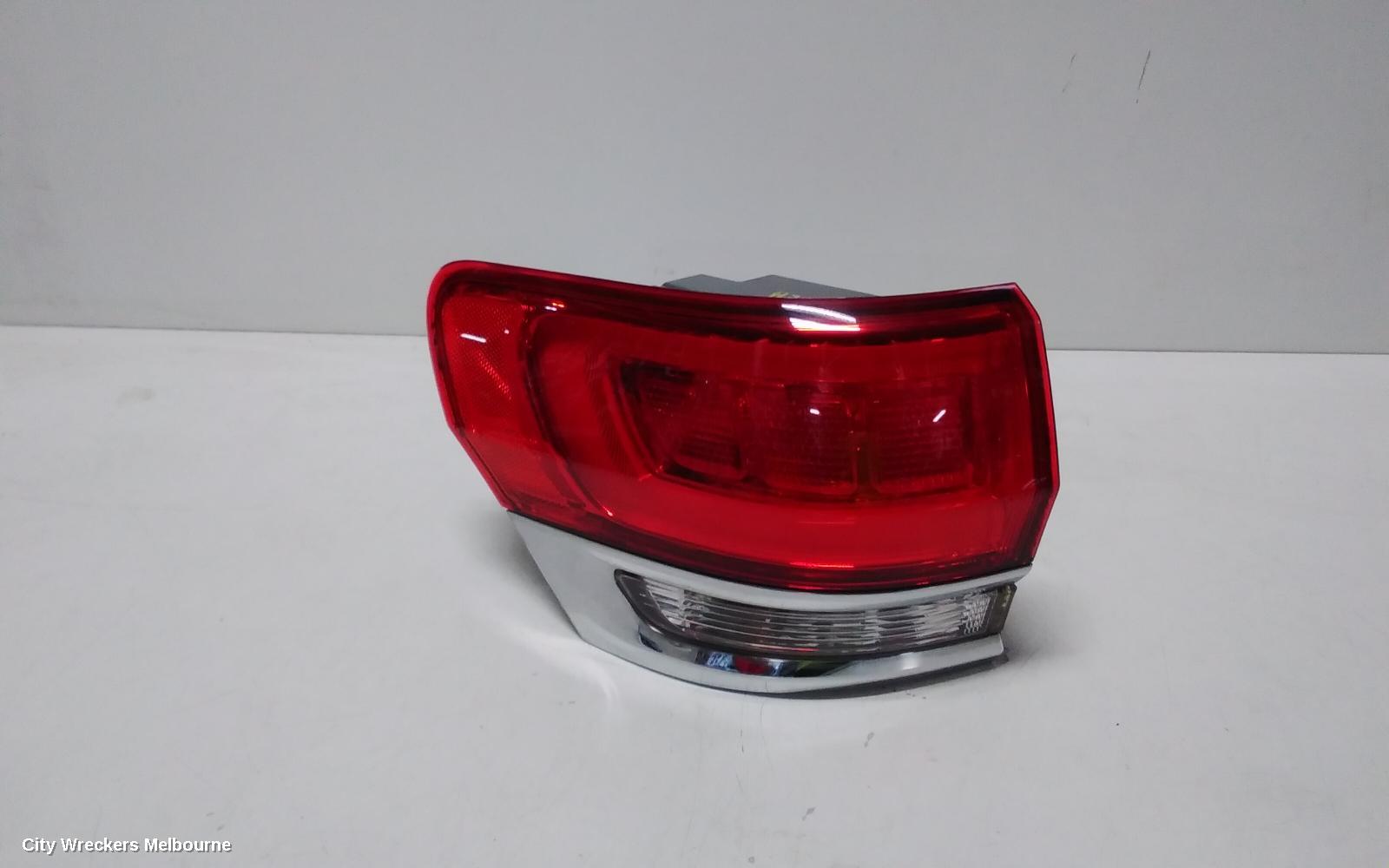 JEEP GRANDCHEROKEE LEFT TAILLIGHT, WK, LAREDO/OVERLAND/LIMITED, W/ CHROME BEZEL, 04/2013 ONWARDS - Image 1