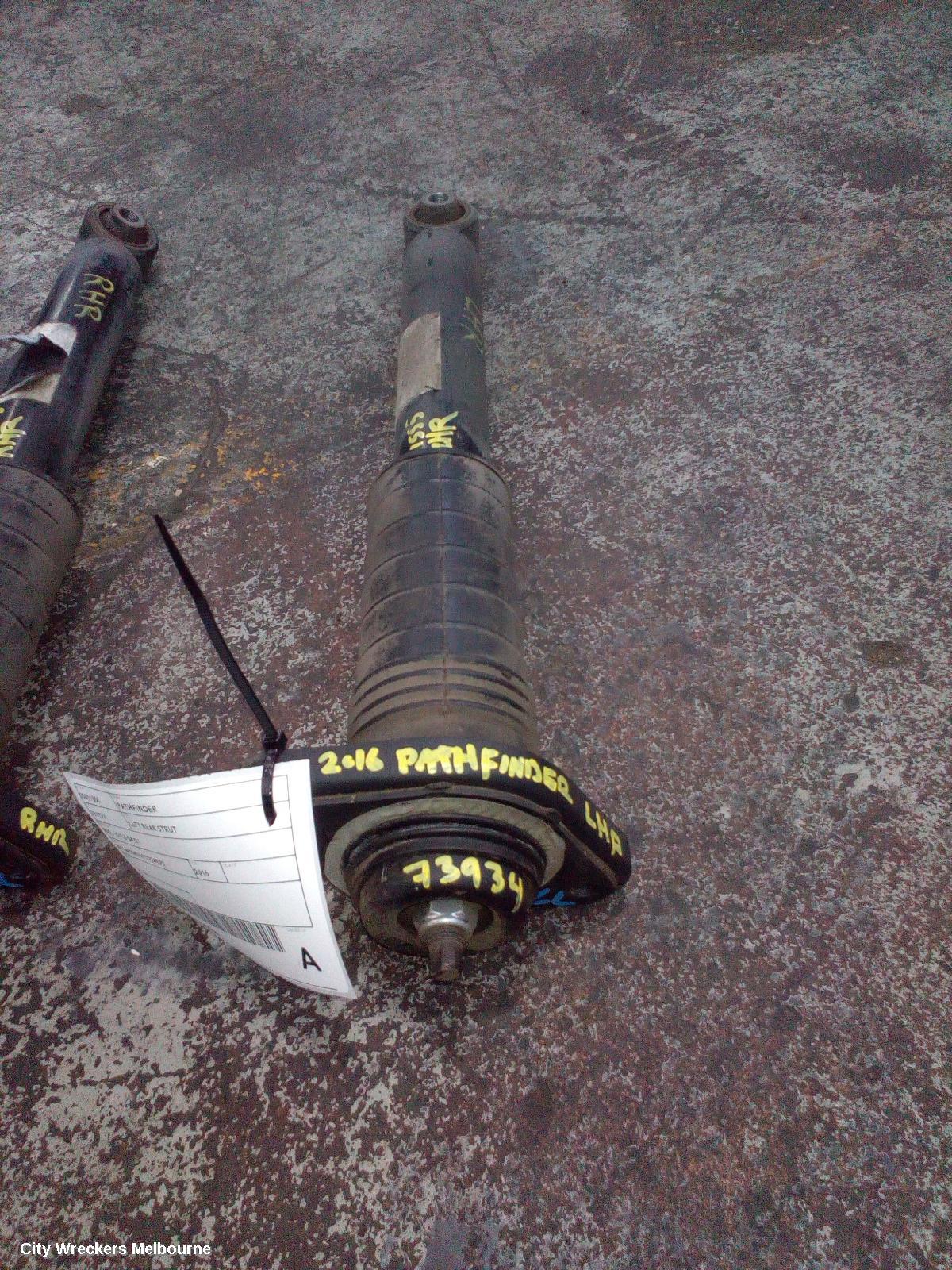 NISSAN PATHFINDER LEFT REAR STRUT, R52, 06/2013 - 04/2021 - Image 1