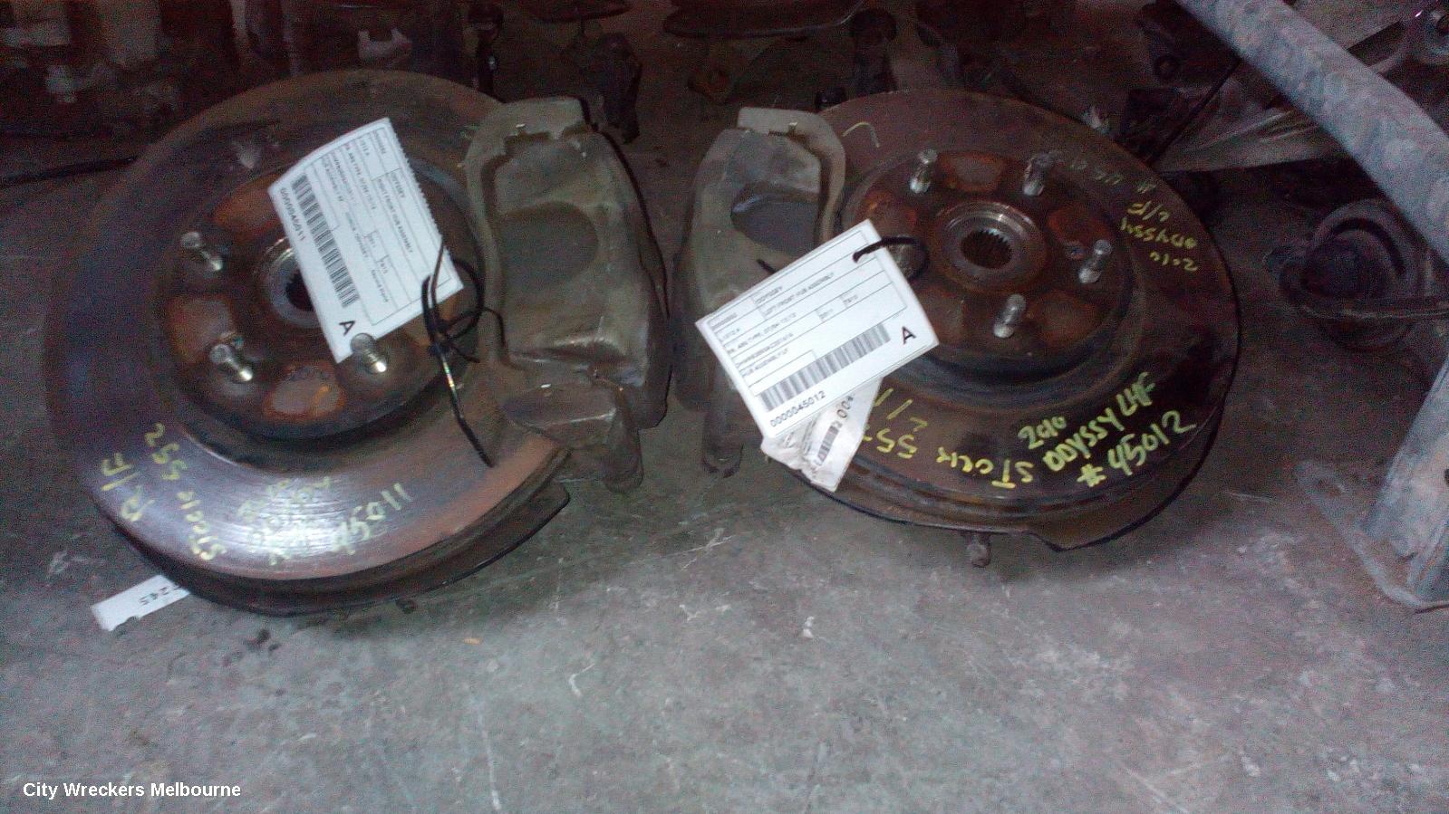 HONDA ODYSSEY RIGHT FRONT HUB ASSEMBLY, RB, ABS TYPE, 07/2004 - 12/2013 - Image 2