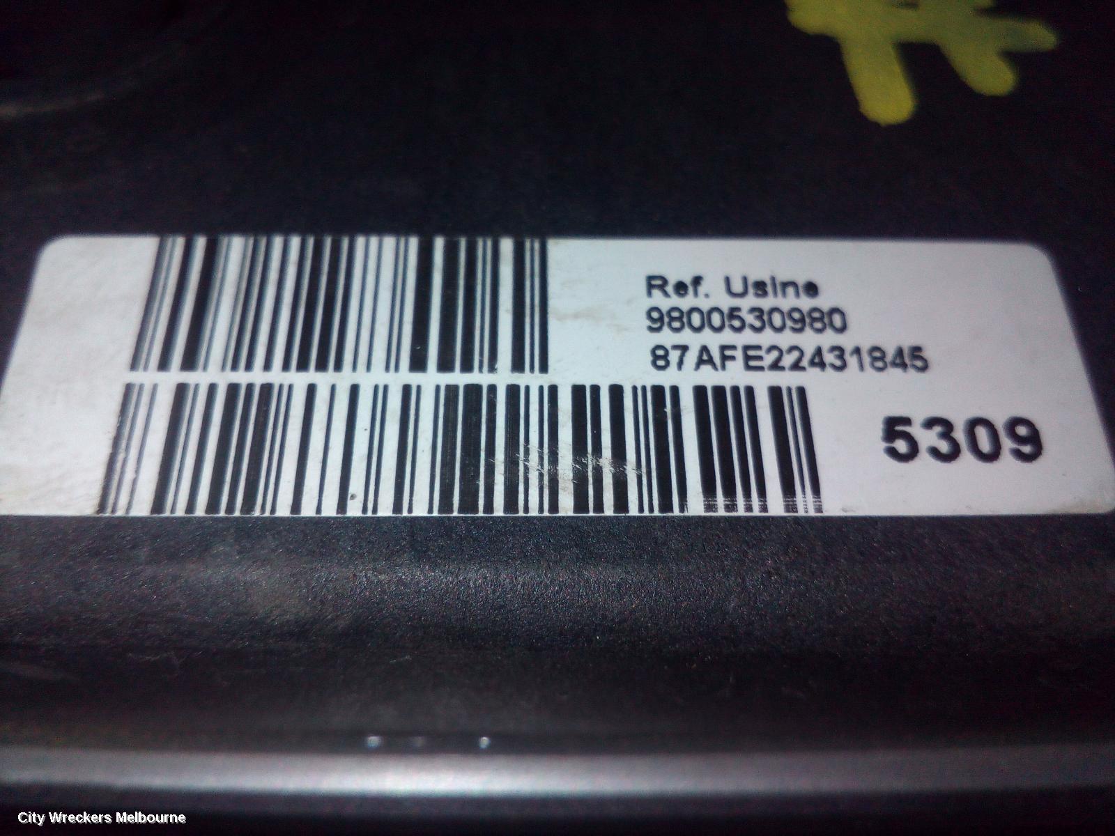 PEUGEOT PARTNER ABS PUMP/MODULATOR, VAN 09/2008 - 01/2015 - Image 2