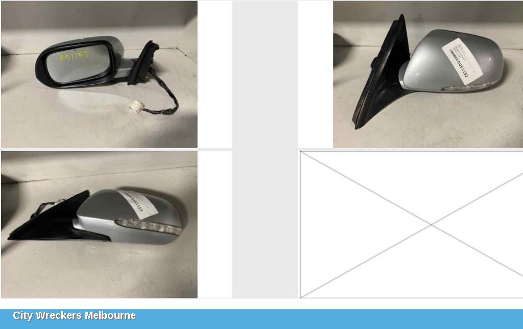 HONDA ACCORD LEFT FRONT DOOR, 7TH GEN, CL/EURO (VIN JHMCL), 06/2003 - 03/2008 - Image 1