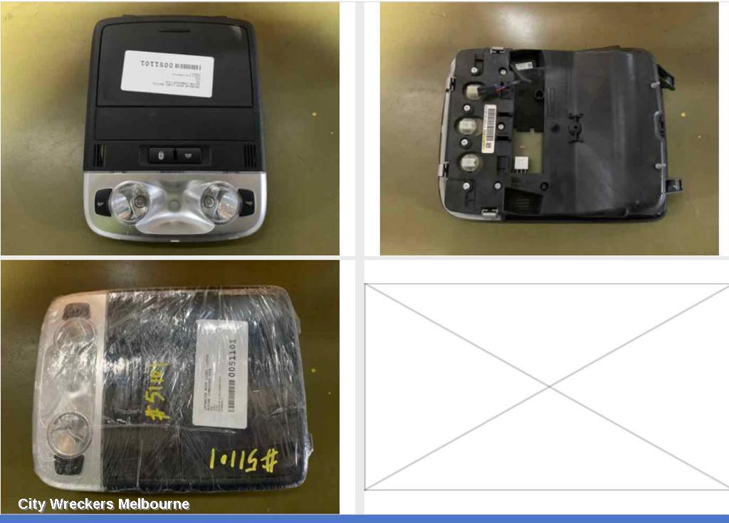 HOLDEN COMMODORE COURTESY LIGHT, FRONT, DARK GREY, VE, 08/2006 - 04/2013 - Image 1