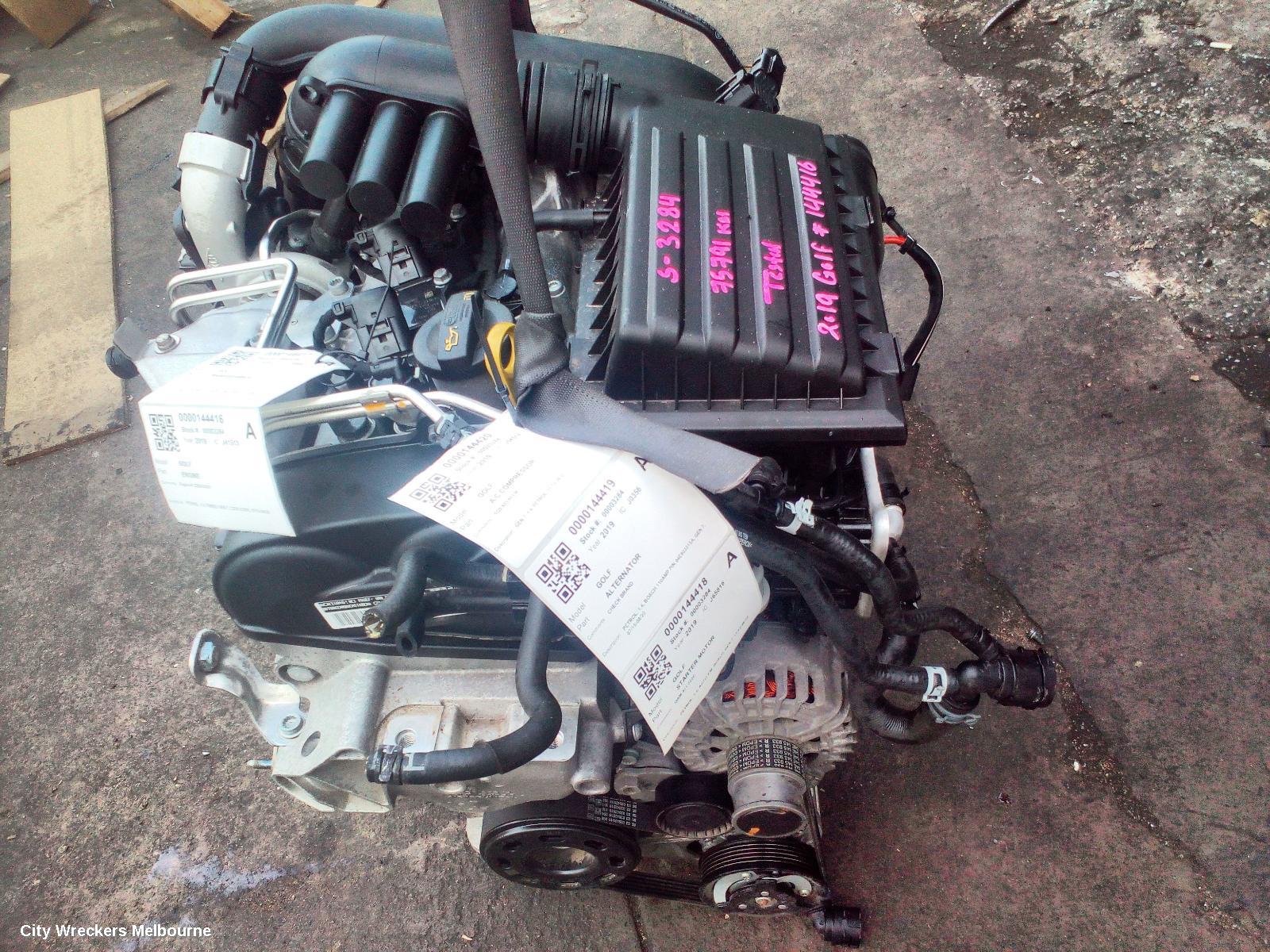 VOLKSWAGEN GOLF ENGINE, PETROL, 1.4, TURBO, GEN 7, CZDA CODE, 07/2015 - 08/2020 - Image 1