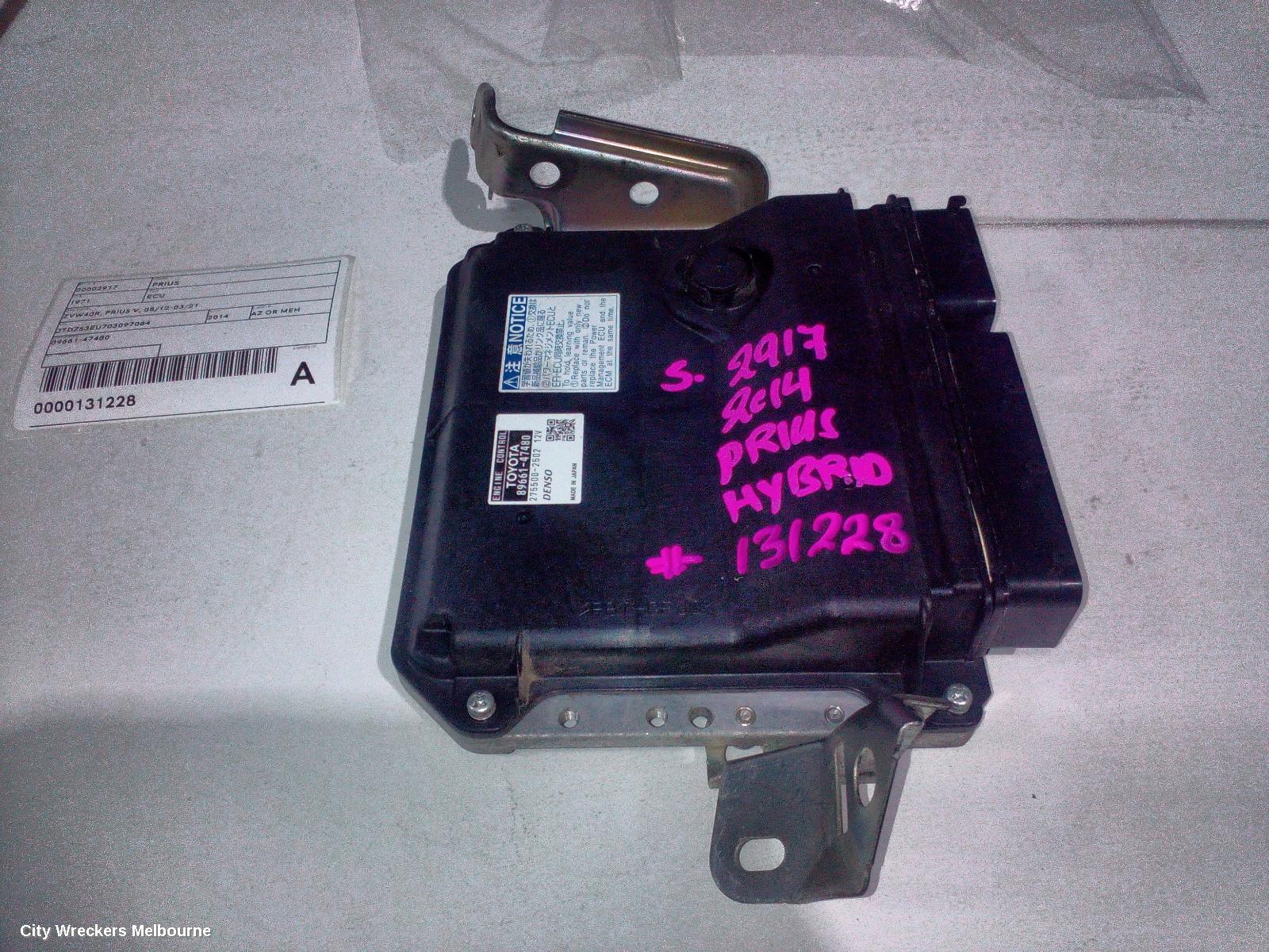 TOYOTA PRIUS ECU, ZVW40R, PRIUS V, 05/2012 - 11/2022 - Image 1