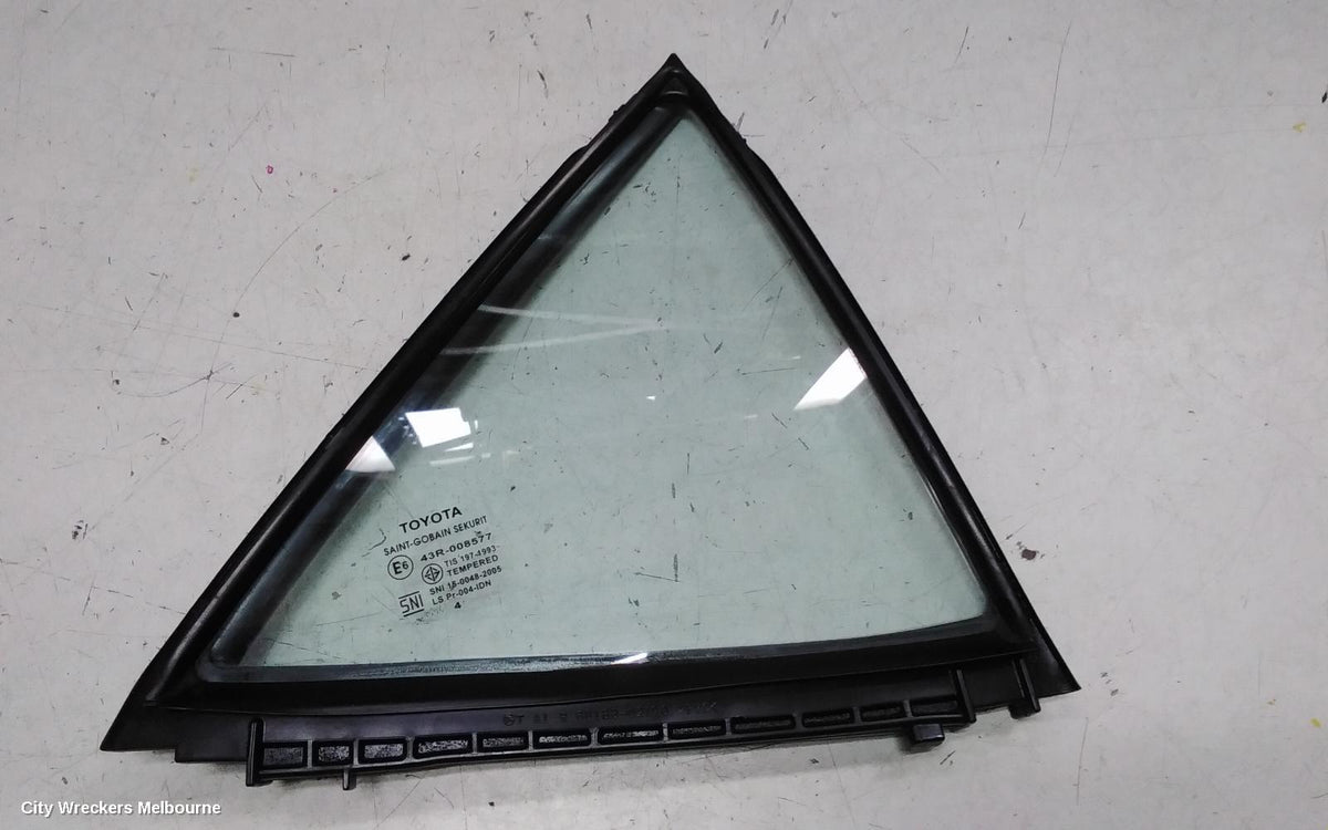 TOYOTA COROLLA RIGHT REAR 1/4 DOOR GLASS, ZRE172/20182R, 12/2013 - 06/2019 - Image 3