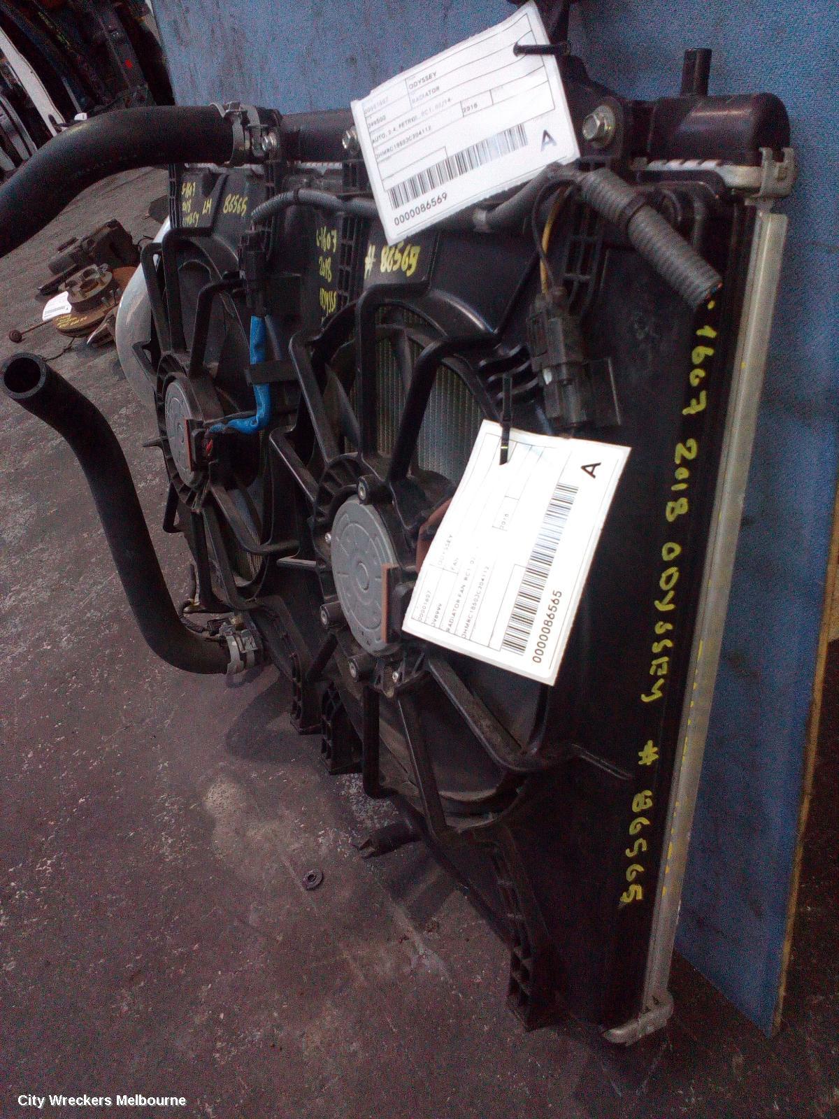 HONDA ODYSSEY FAN, RC1, RADIATOR FAN, LH SIDE, PETROL, 2.4, K24W, 02/2014 - 03/2022 - Image 3
