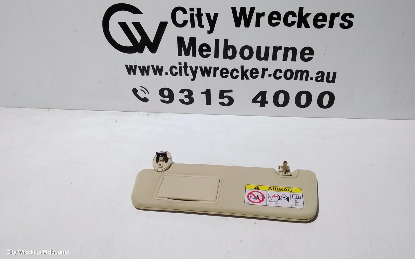 TOYOTA KLUGER SUNVISOR, GSU50/GSU55, LH SIDE, 03/2014 - 02/2021 - Image 1